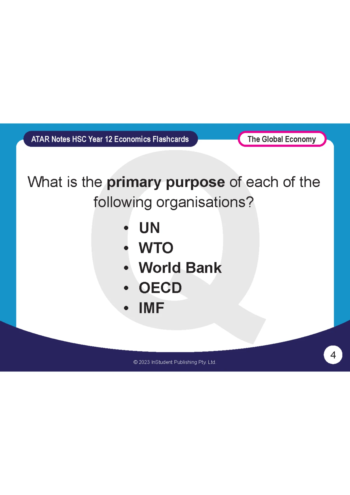 ATAR Notes HSC Year 12 Economics Flashcards - Image 4