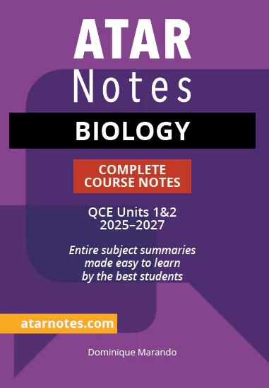 ATAR Notes QCE Biology 1&2 Complete Course Notes (2025-2027)