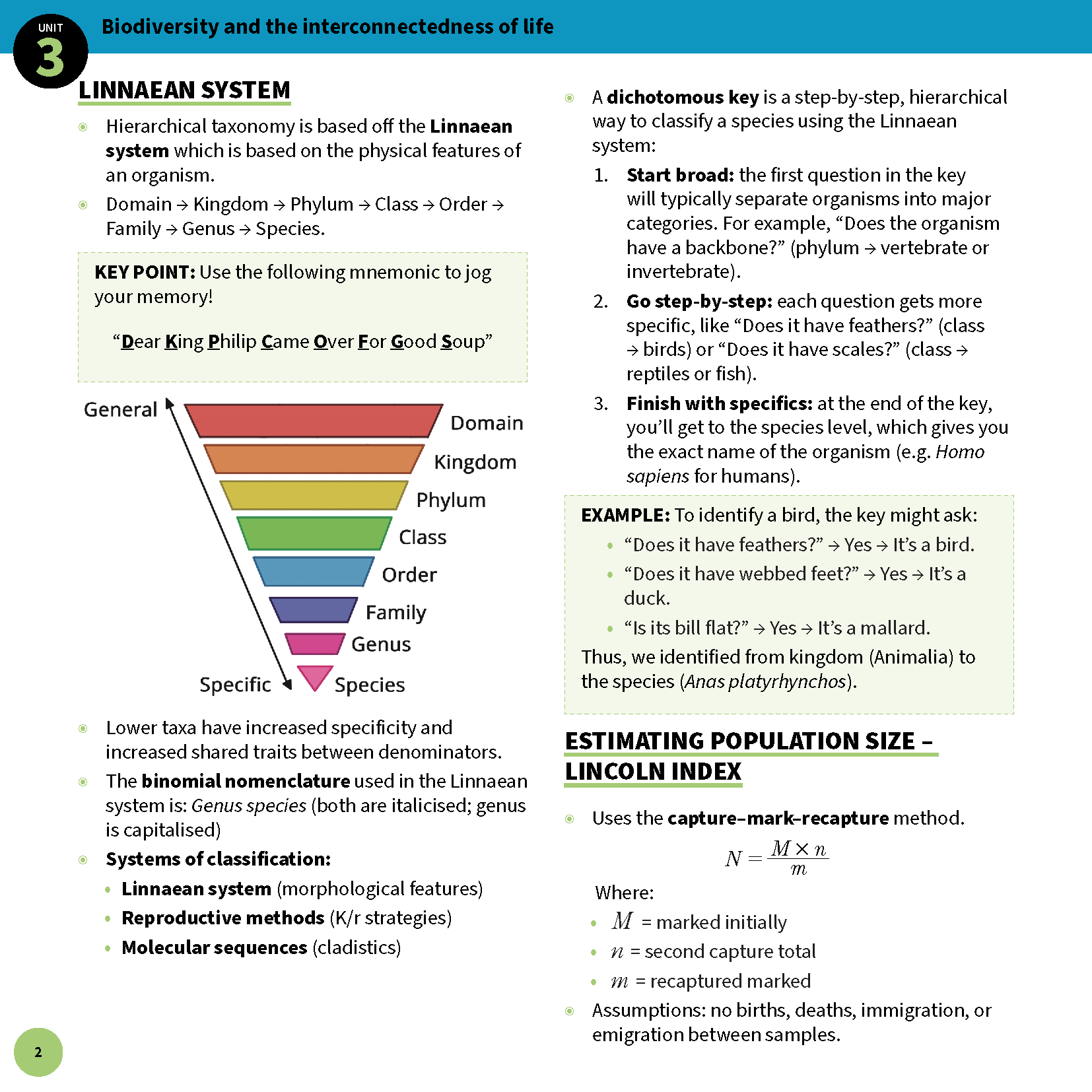 ATAR Notes QCE Biology 3&4 Summary Sheets (2026-2028) - Image 4