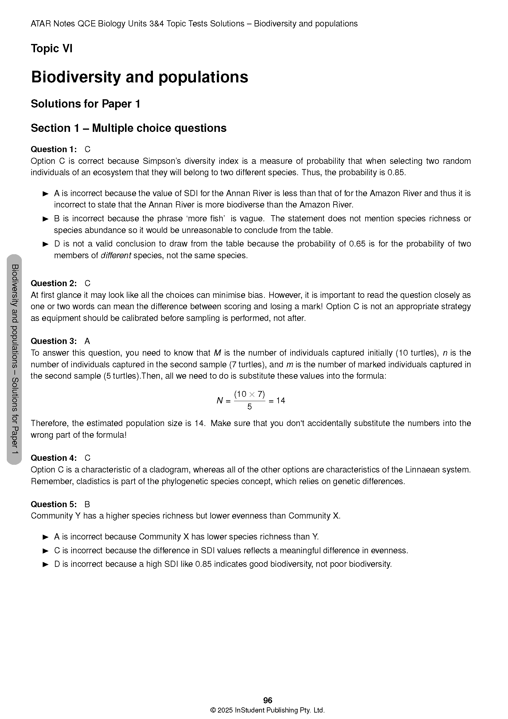 ATAR Notes QCE Biology 3&4 Topic Tests (2026-2028) - Image 9