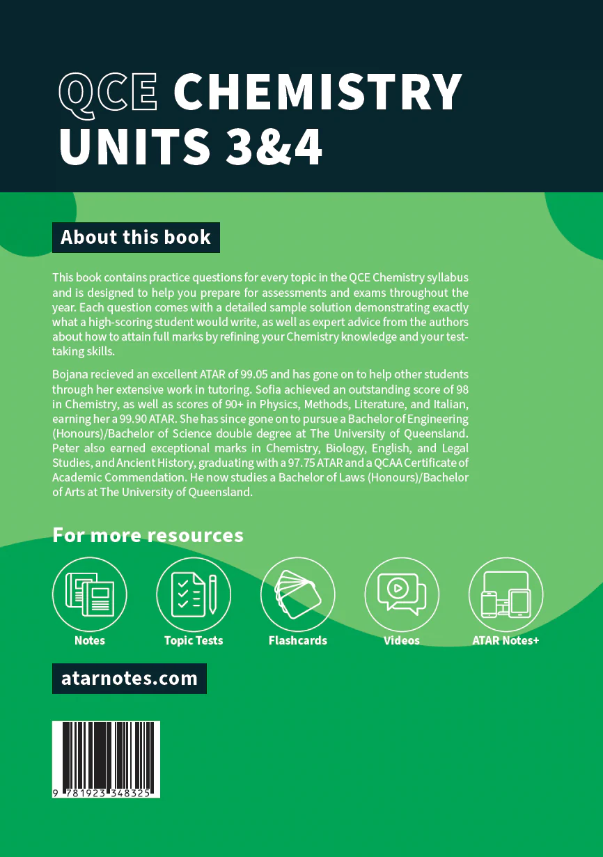 ATAR Notes QCE Chemistry 3&4 Topic Tests (2026-2028) - Image 13