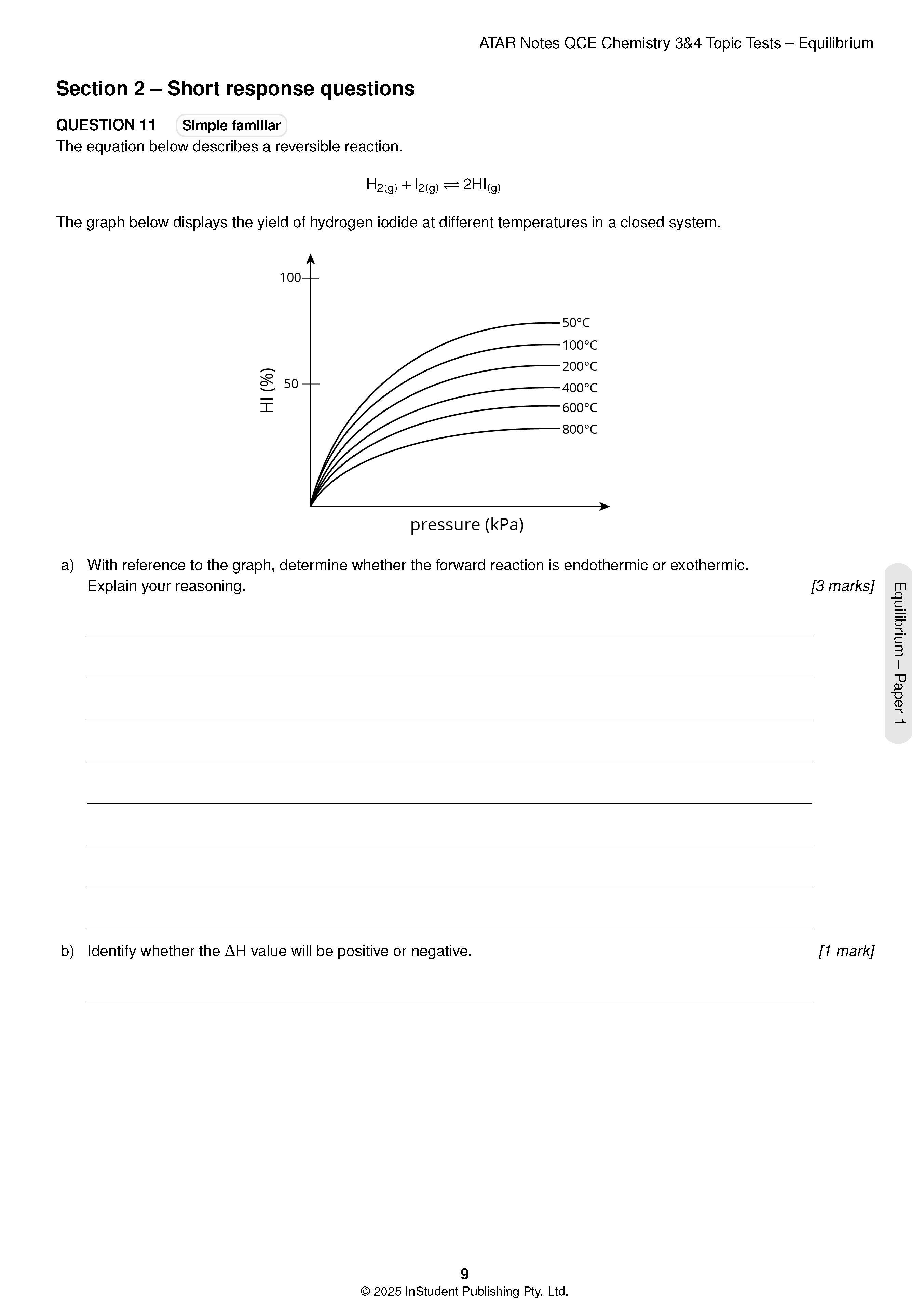 ATAR Notes QCE Chemistry 3&4 Topic Tests (2026-2028) - Image 8