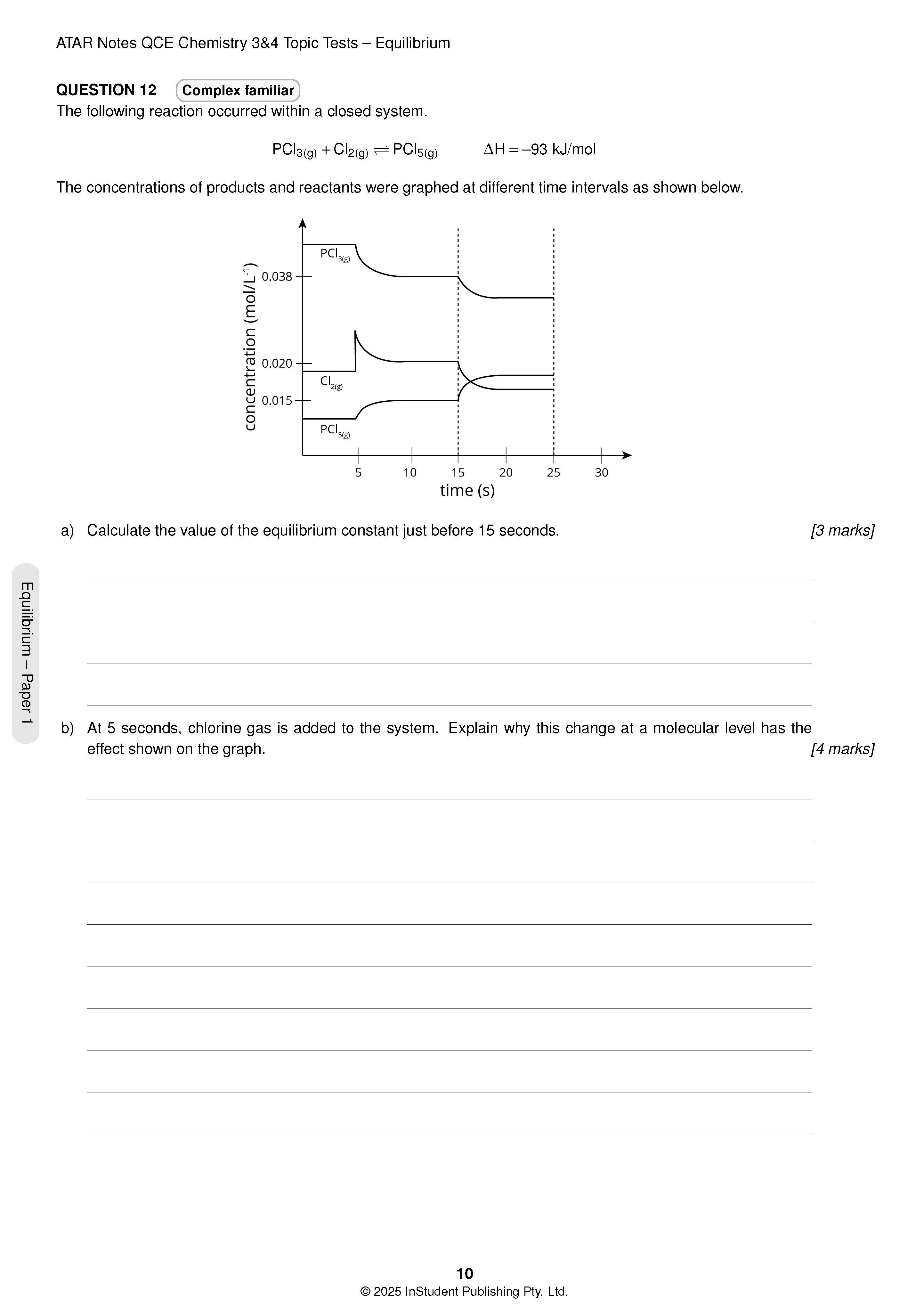 ATAR Notes QCE Chemistry 3&4 Topic Tests (2026-2028) - Image 9