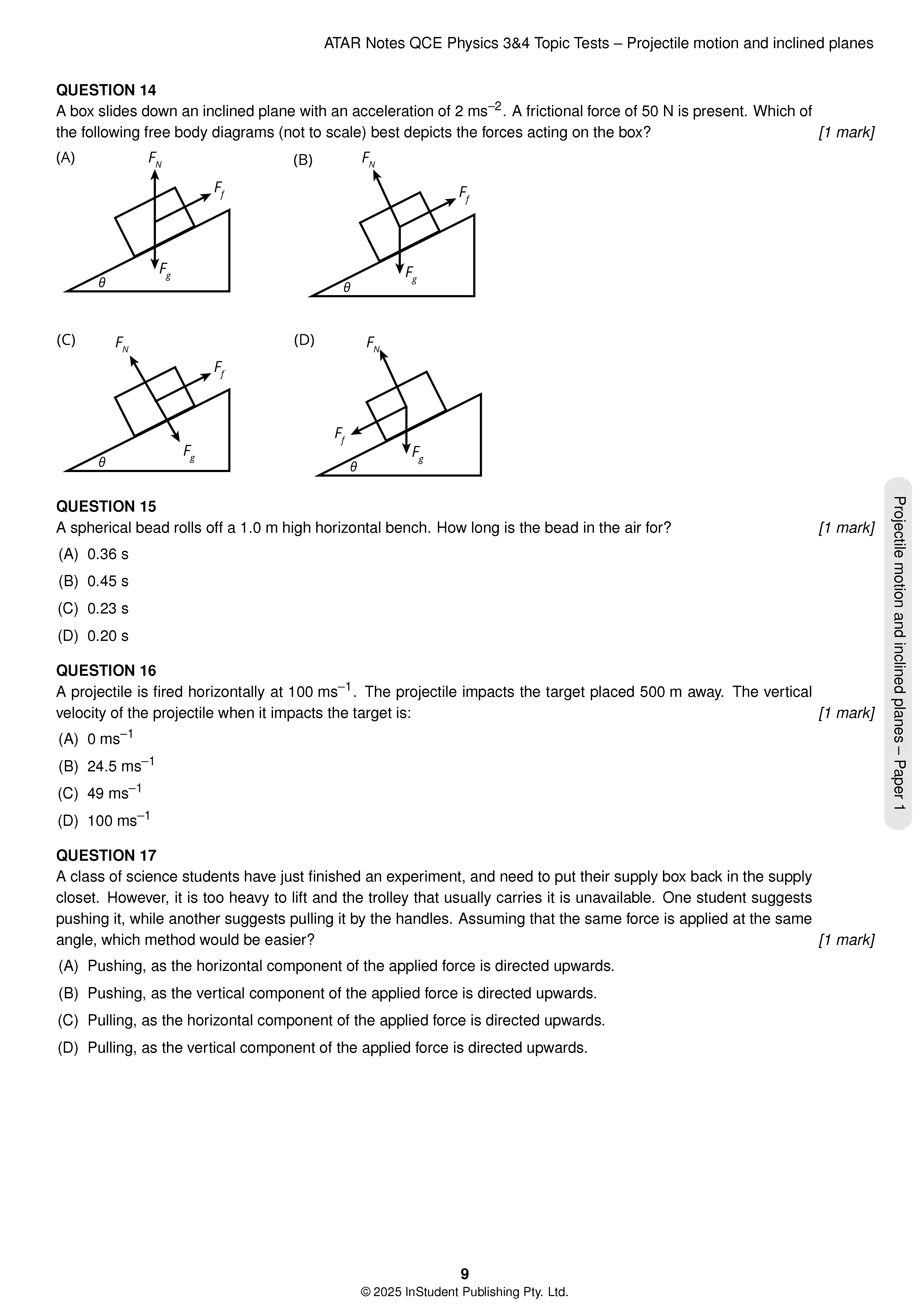 ATAR Notes QCE Physics 3&4 Topic Tests (2026-2028) - Image 8