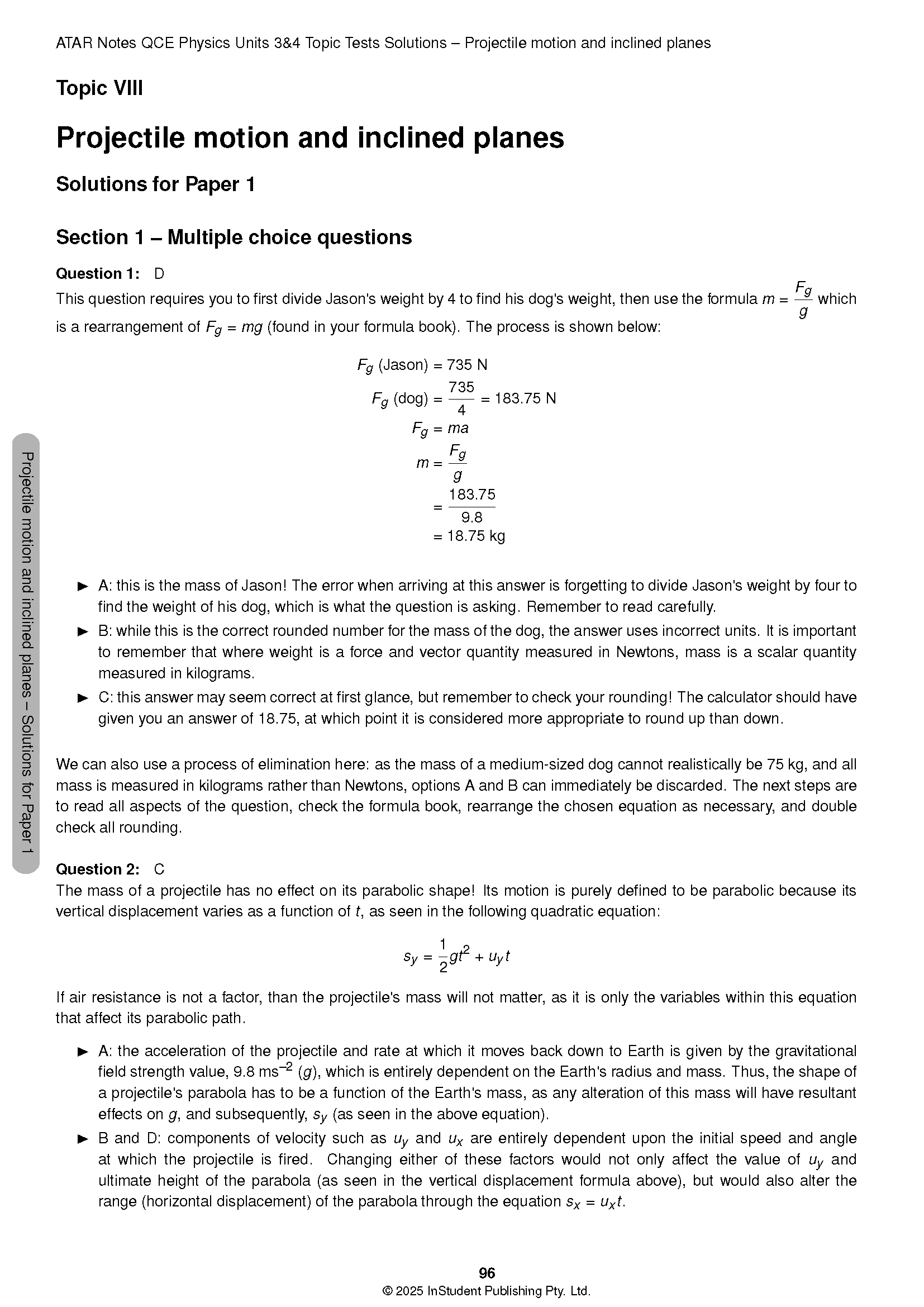 ATAR Notes QCE Physics 3&4 Topic Tests (2026-2028) - Image 9
