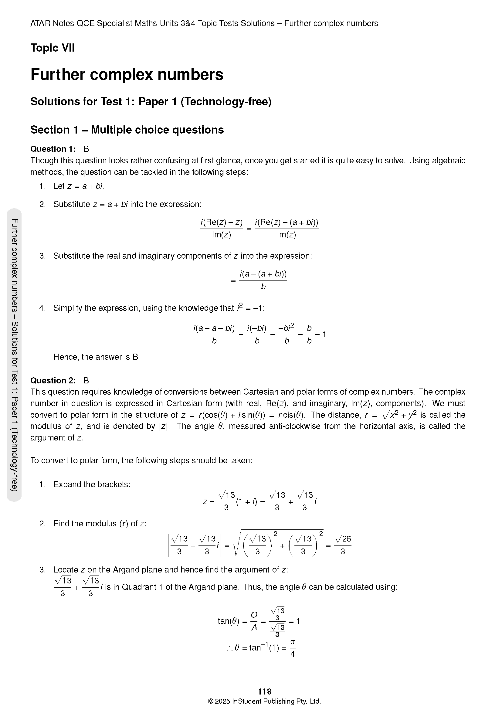 ATAR Notes QCE Specialist Maths 3&4 Topic Tests (2026-2028) - Image 10