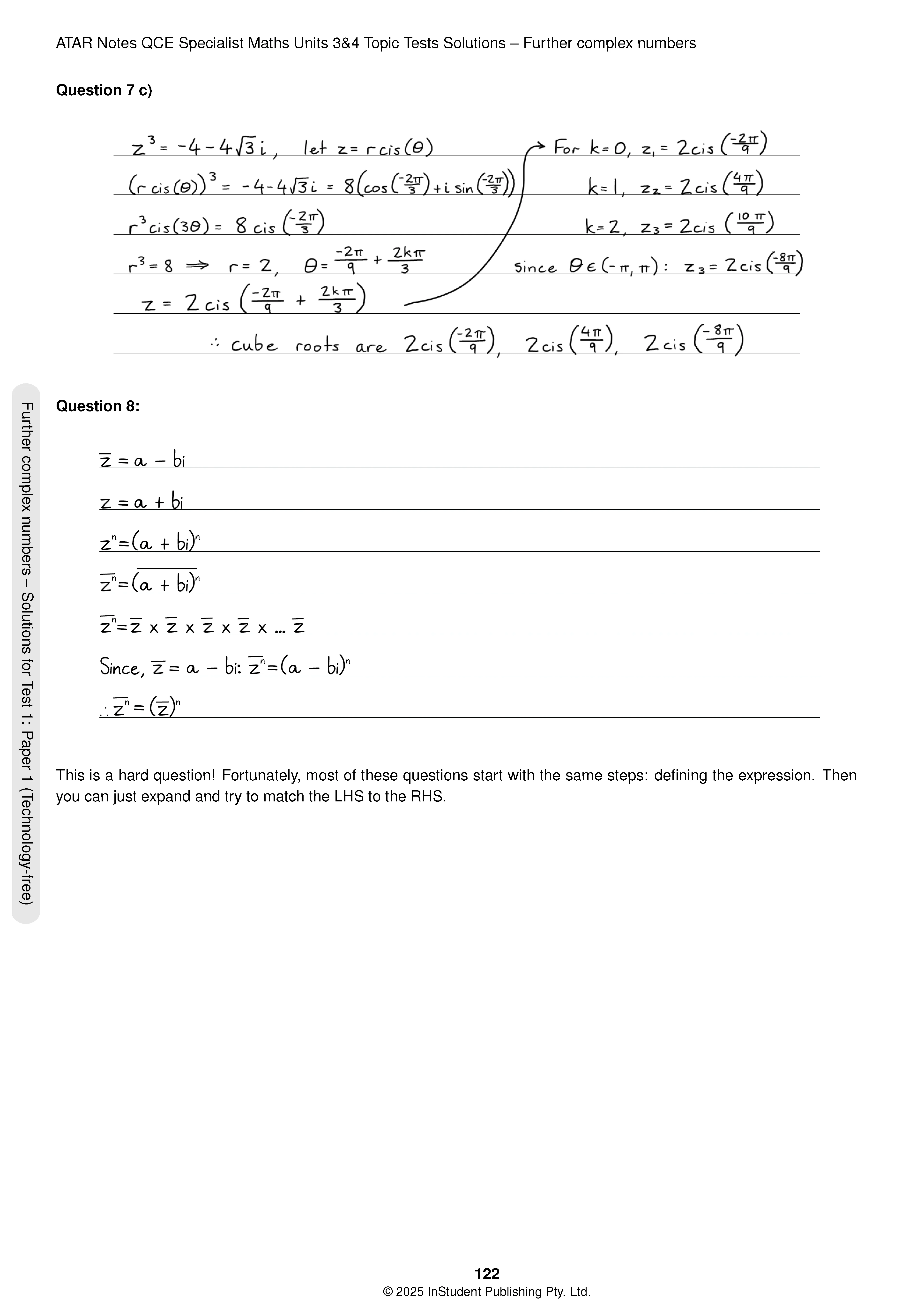 ATAR Notes QCE Specialist Maths 3&4 Topic Tests (2026-2028) - Image 14
