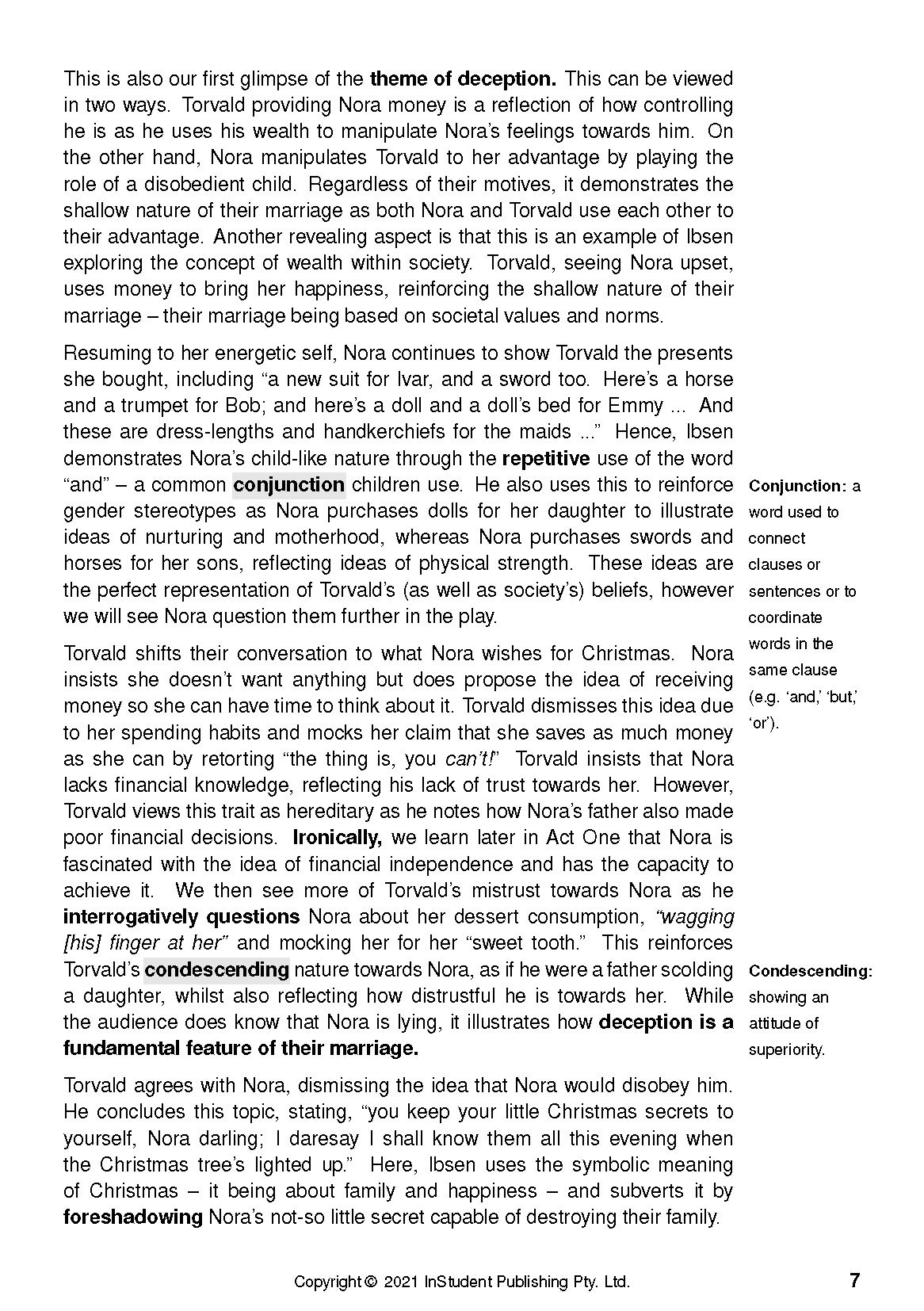 ATAR Notes Text Guide: A Doll's House by Henrik Ibsen - Image 11