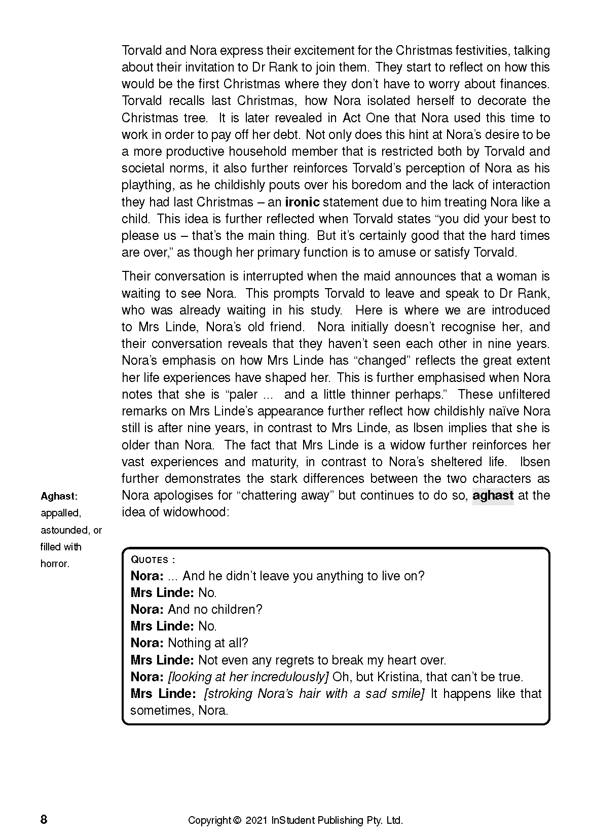 ATAR Notes Text Guide: A Doll's House by Henrik Ibsen - Image 12