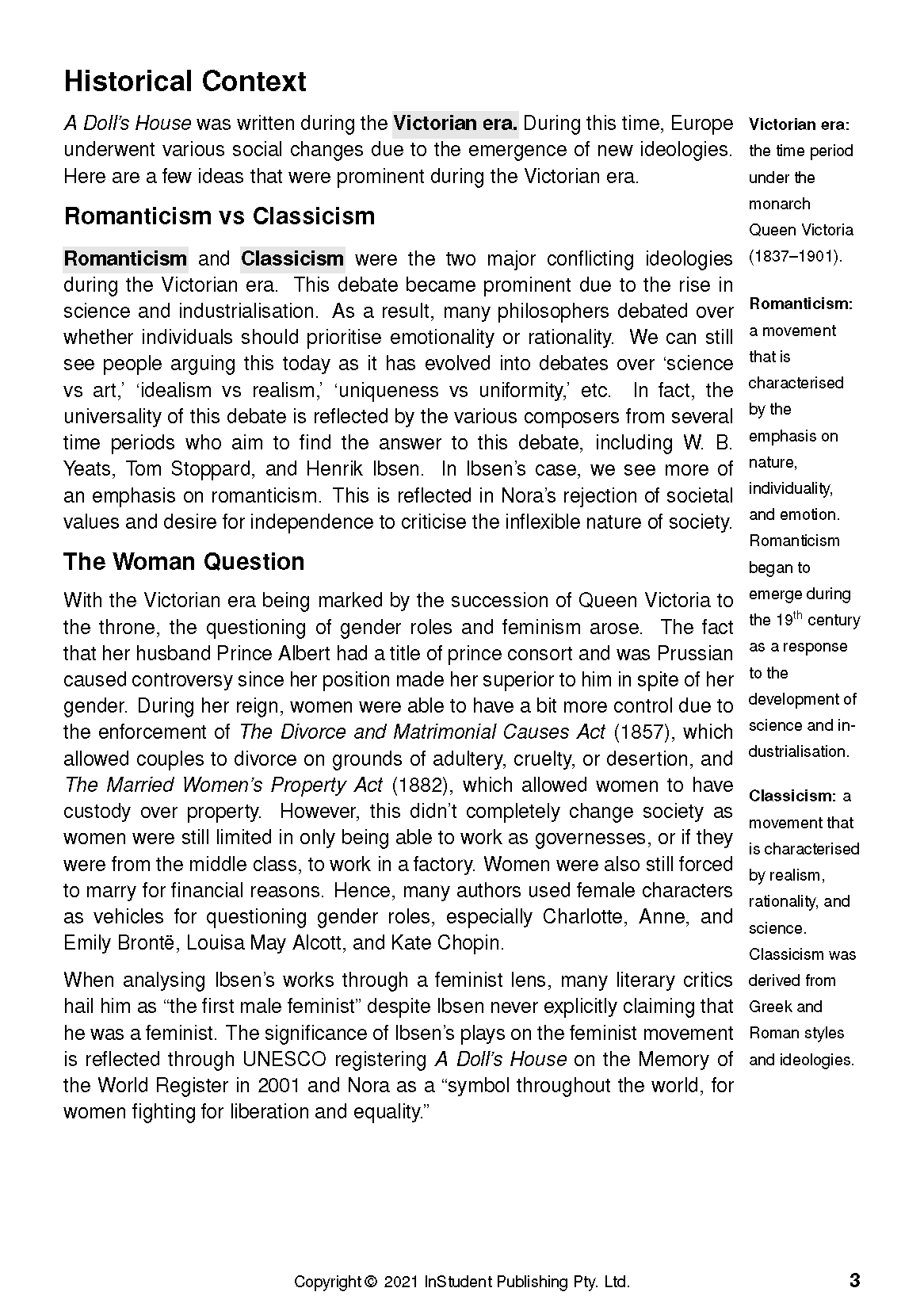 ATAR Notes Text Guide: A Doll's House by Henrik Ibsen - Image 7
