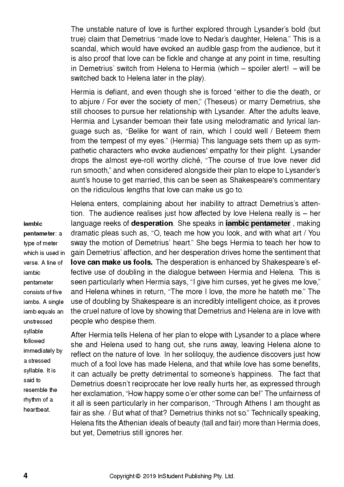 ATAR Notes Text Guide: A Midsummer Night's Dream by William Shakespeare - Image 7