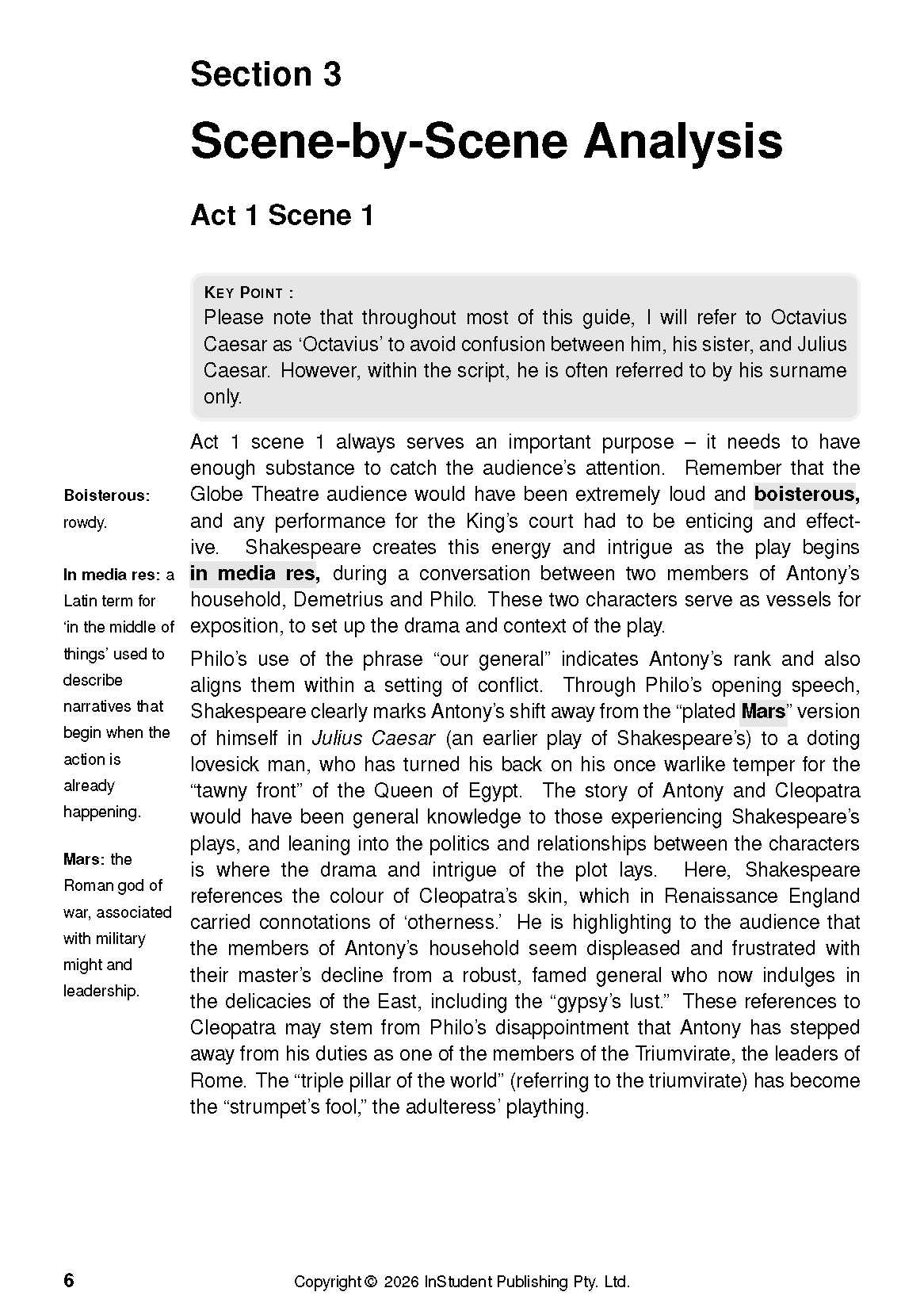 ATAR Notes Text Guide: Antony and Cleopatra by William Shakespeare - Image 10