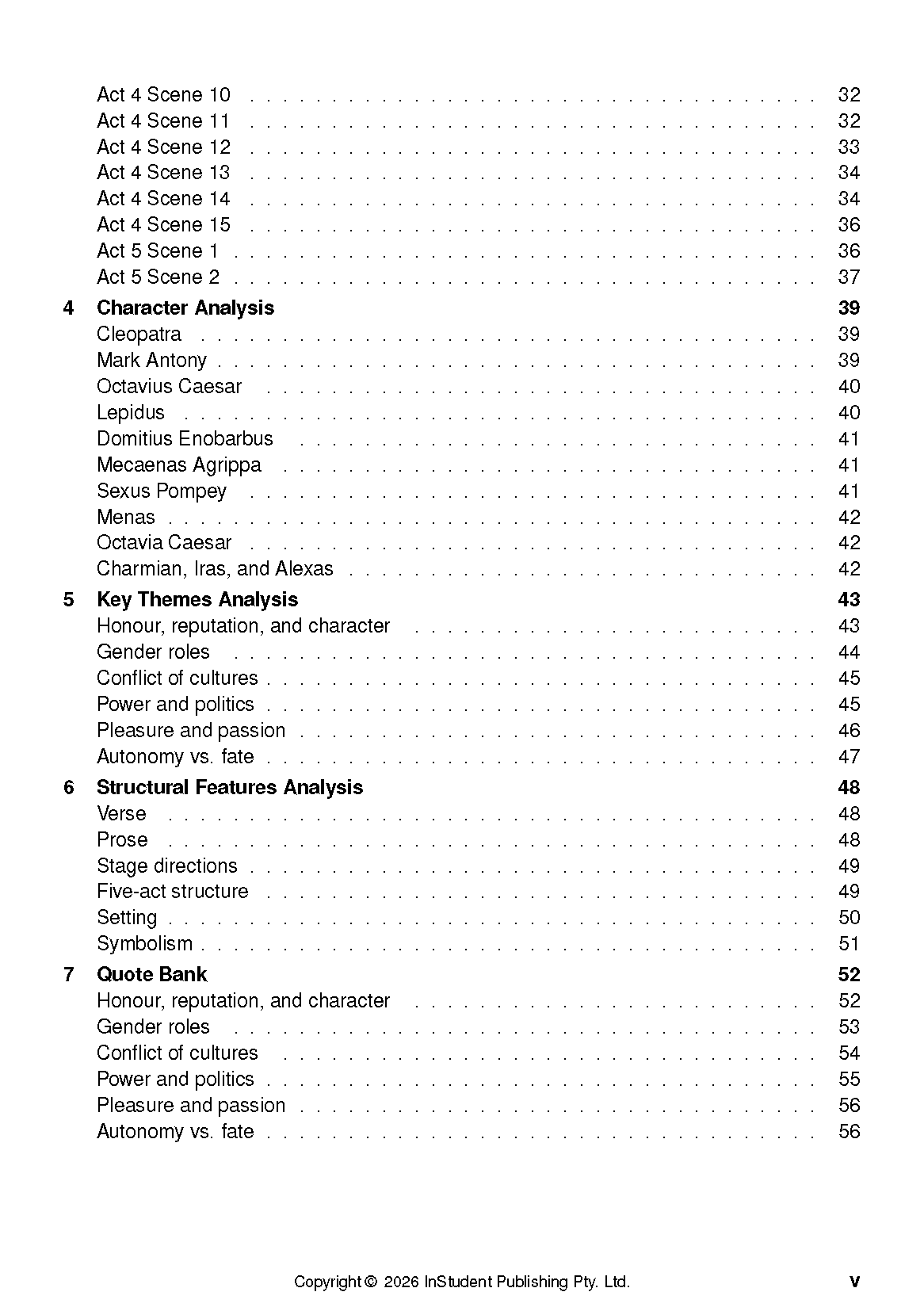 ATAR Notes Text Guide: Antony and Cleopatra by William Shakespeare - Image 3