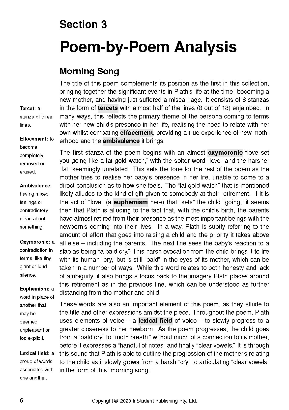 ATAR Notes Text Guide: Ariel by Sylvia Plath - Image 10
