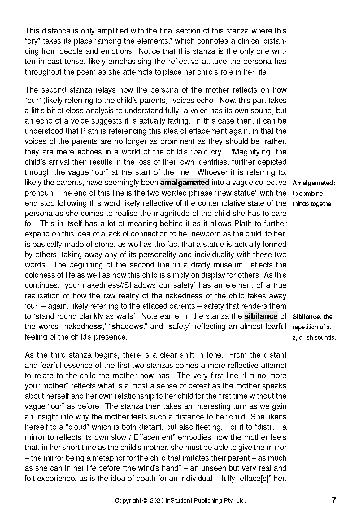 ATAR Notes Text Guide: Ariel by Sylvia Plath - Image 11