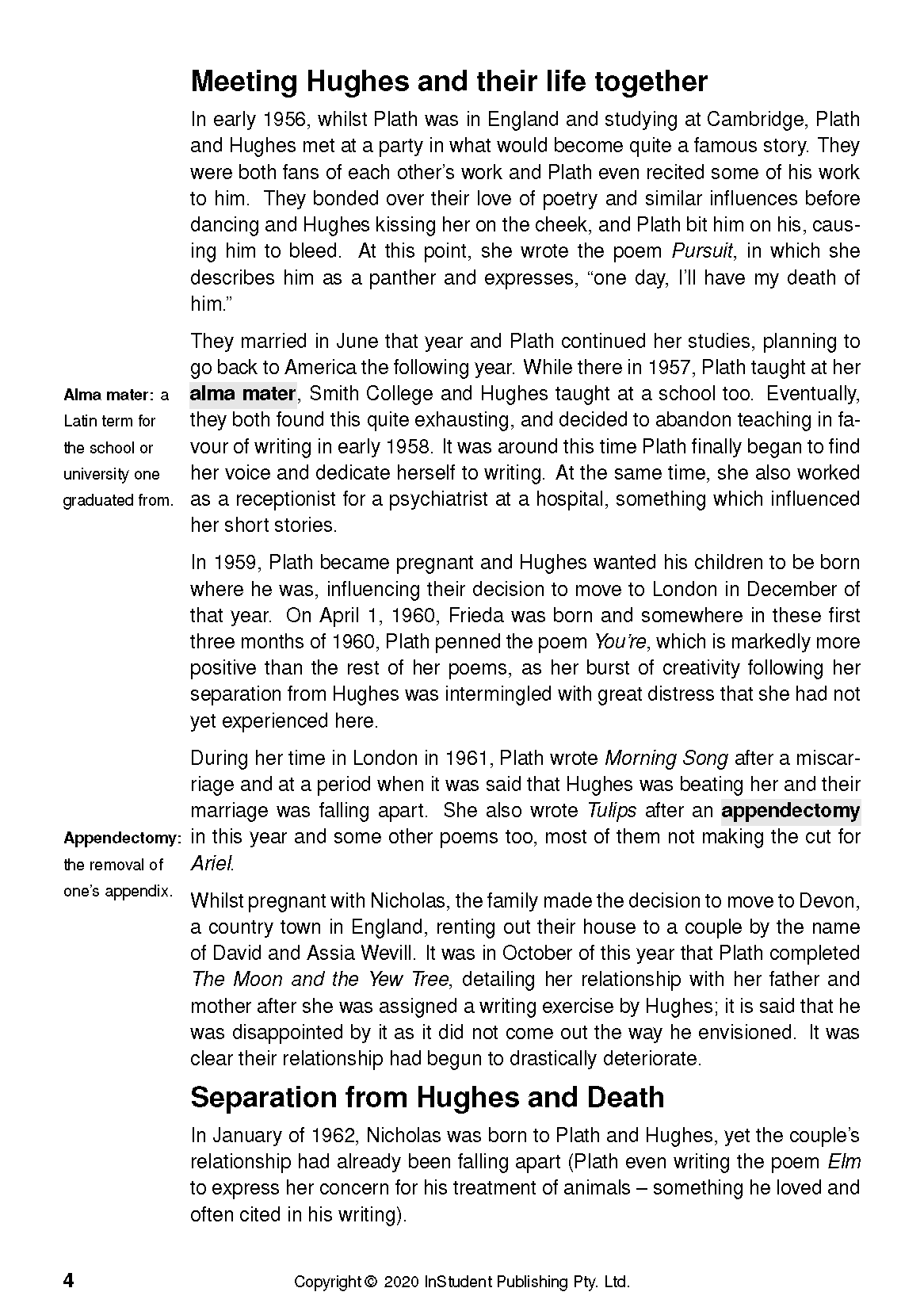 ATAR Notes Text Guide: Ariel by Sylvia Plath - Image 8