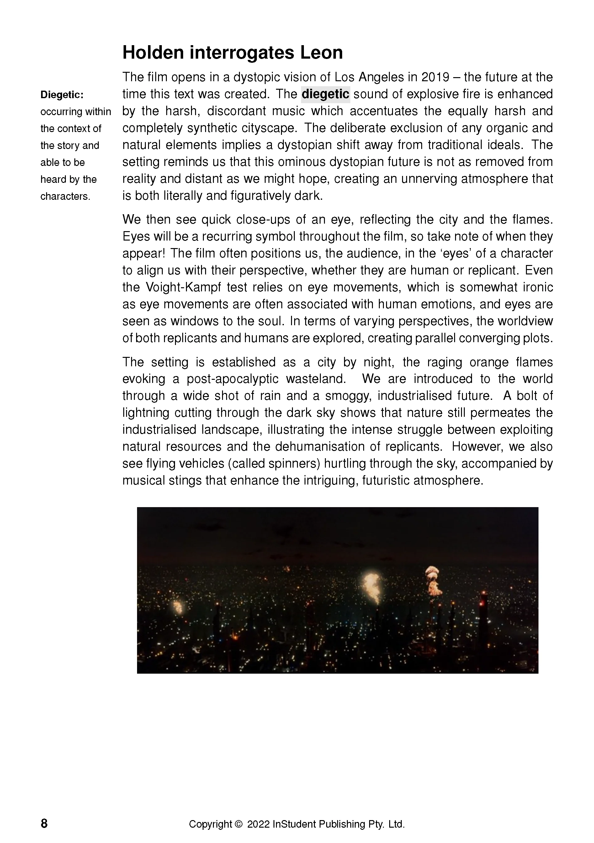 ATAR Notes Text Guide: Blade Runner by Ridley Scott - Image 11