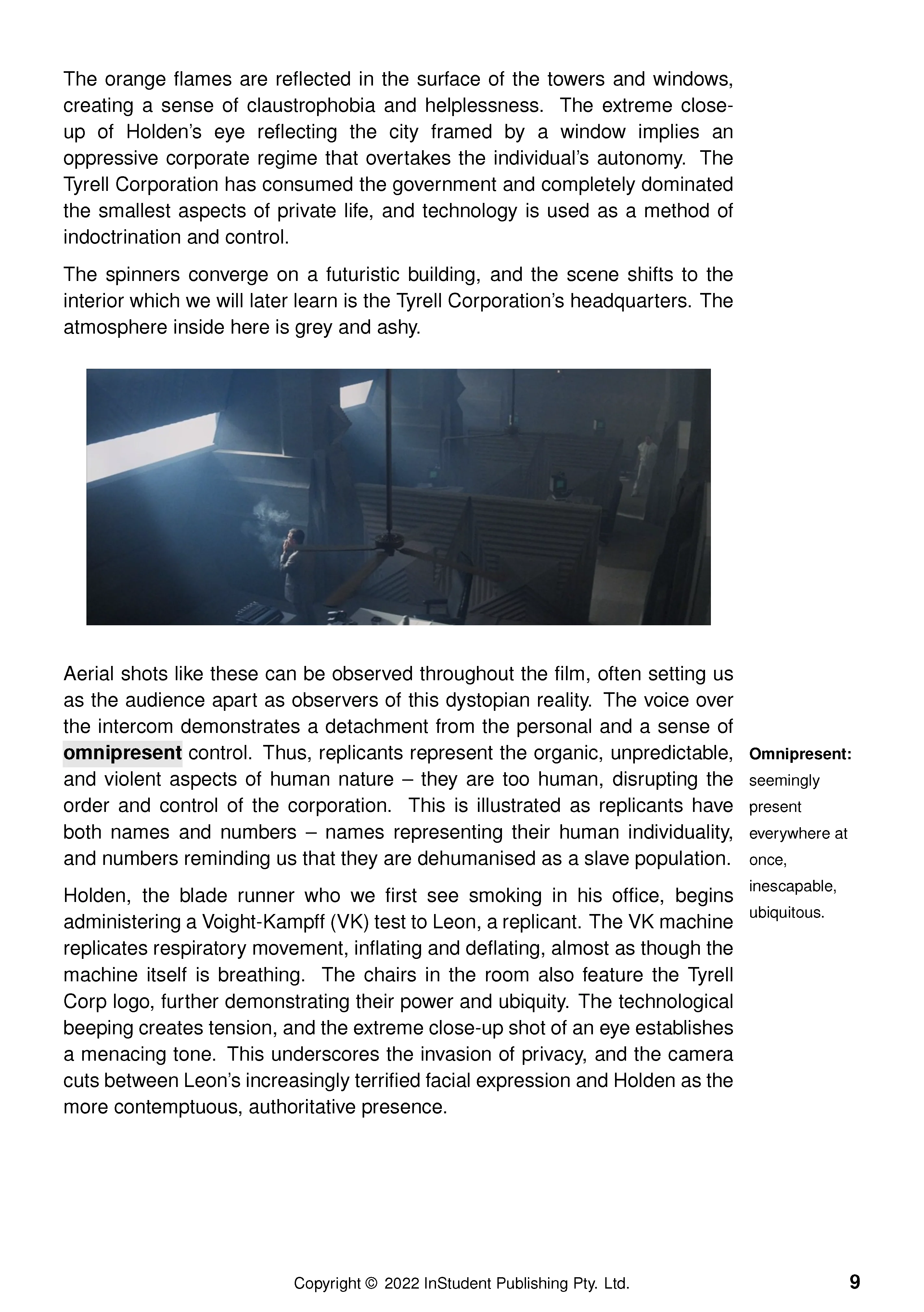 ATAR Notes Text Guide: Blade Runner by Ridley Scott - Image 12