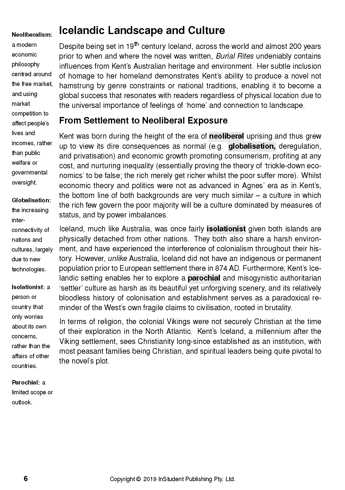 ATAR Notes Text Guide: Burial Rites by Hannah Kent - Image 7