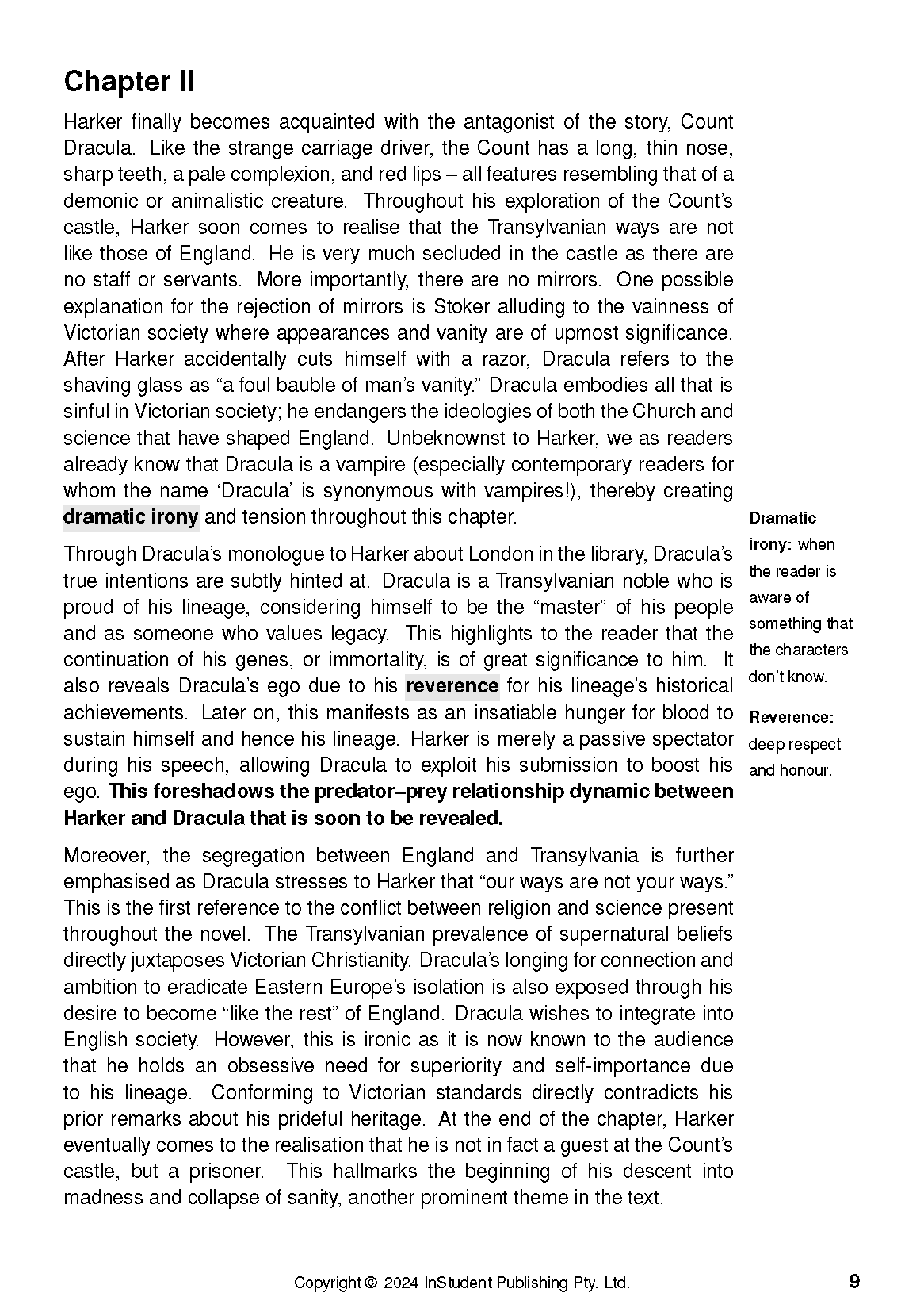 ATAR Notes Text Guide: Dracula by Bram Stoker - Image 10