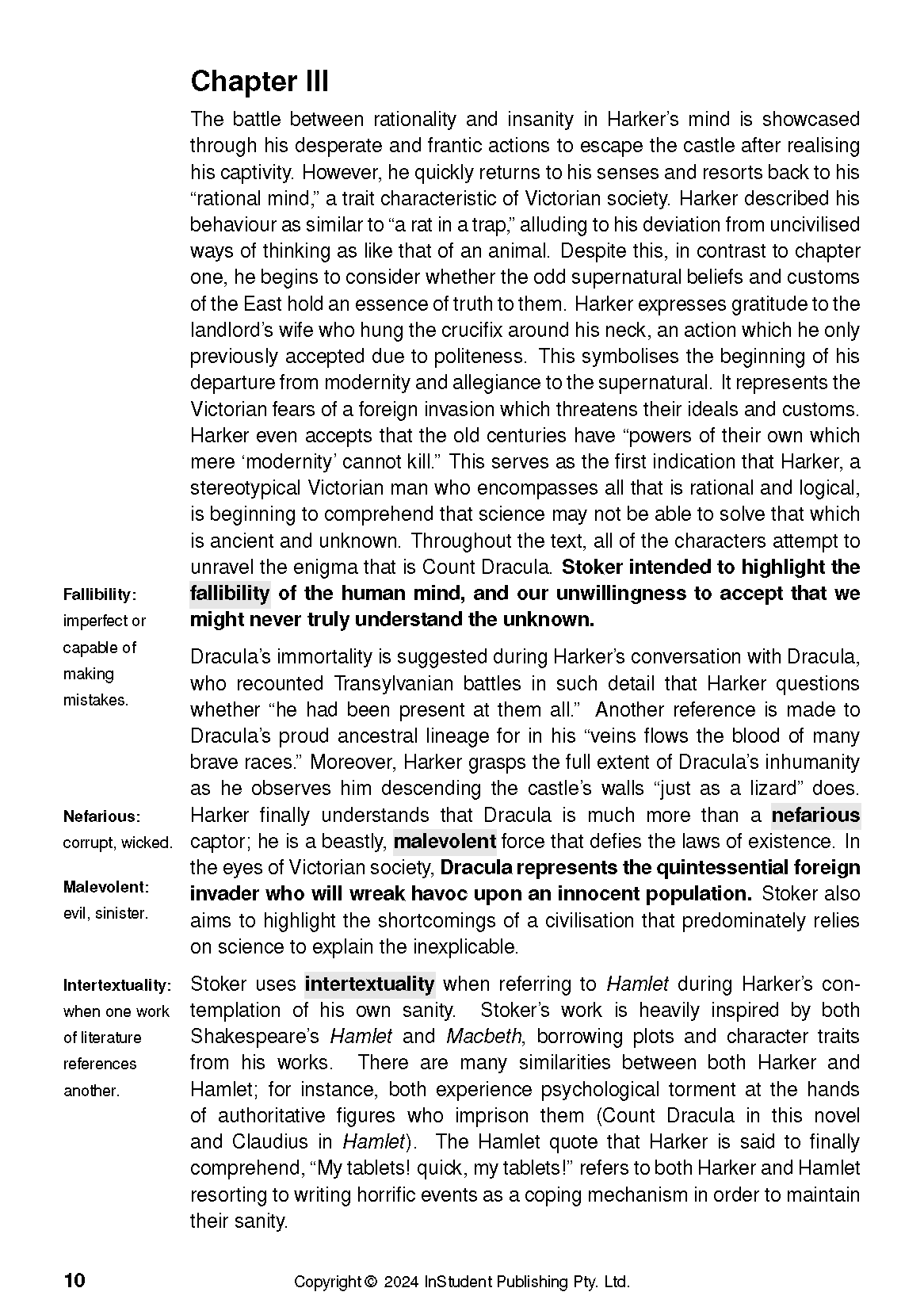 ATAR Notes Text Guide: Dracula by Bram Stoker - Image 11