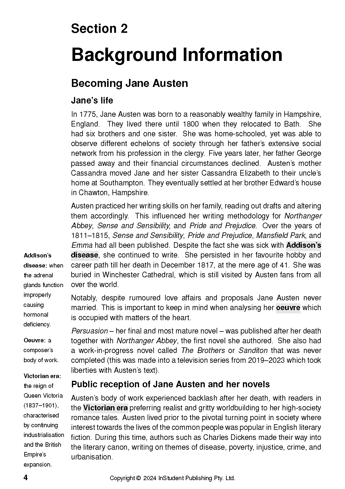 ATAR Notes Text Guide: Emma by Jane Austen - Image 9