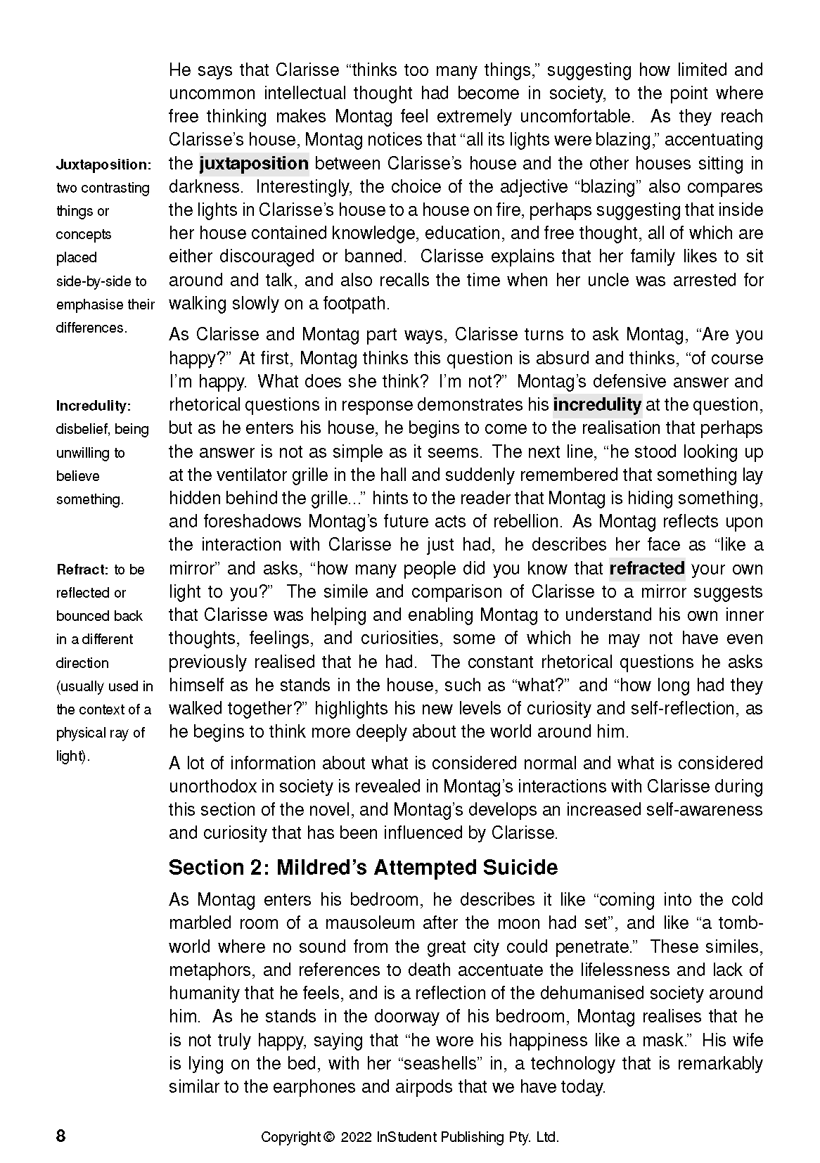 ATAR Notes Text Guide: Fahrenheit 451 by Ray Bradbury - Image 12
