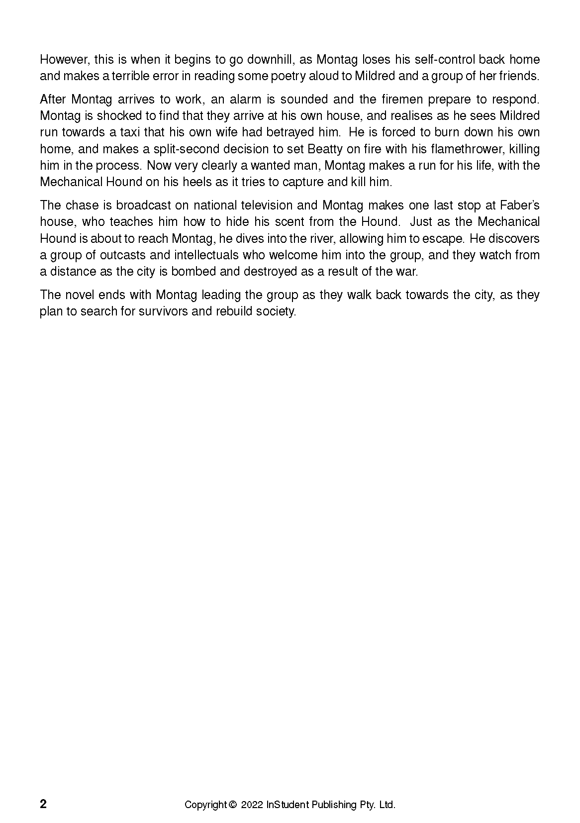 ATAR Notes Text Guide: Fahrenheit 451 by Ray Bradbury - Image 6