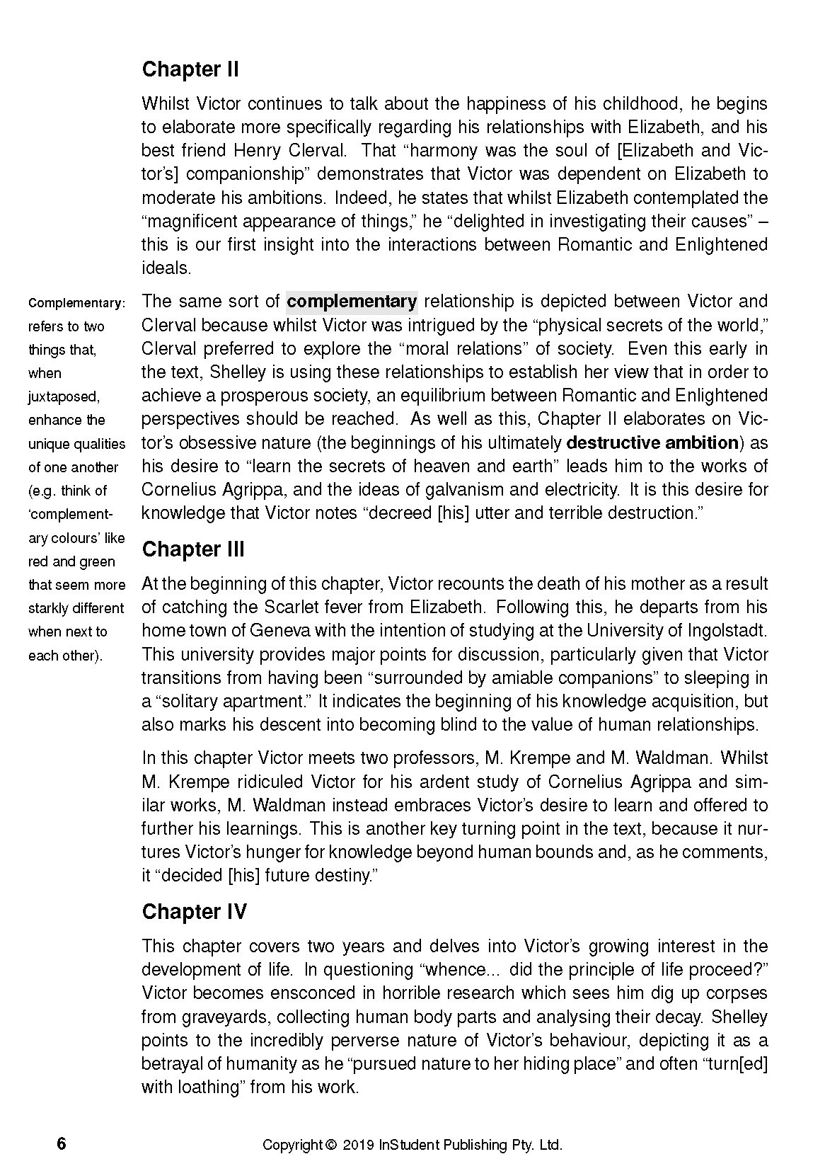 ATAR Notes Text Guide: Frankenstein by Mary Shelley - Image 11