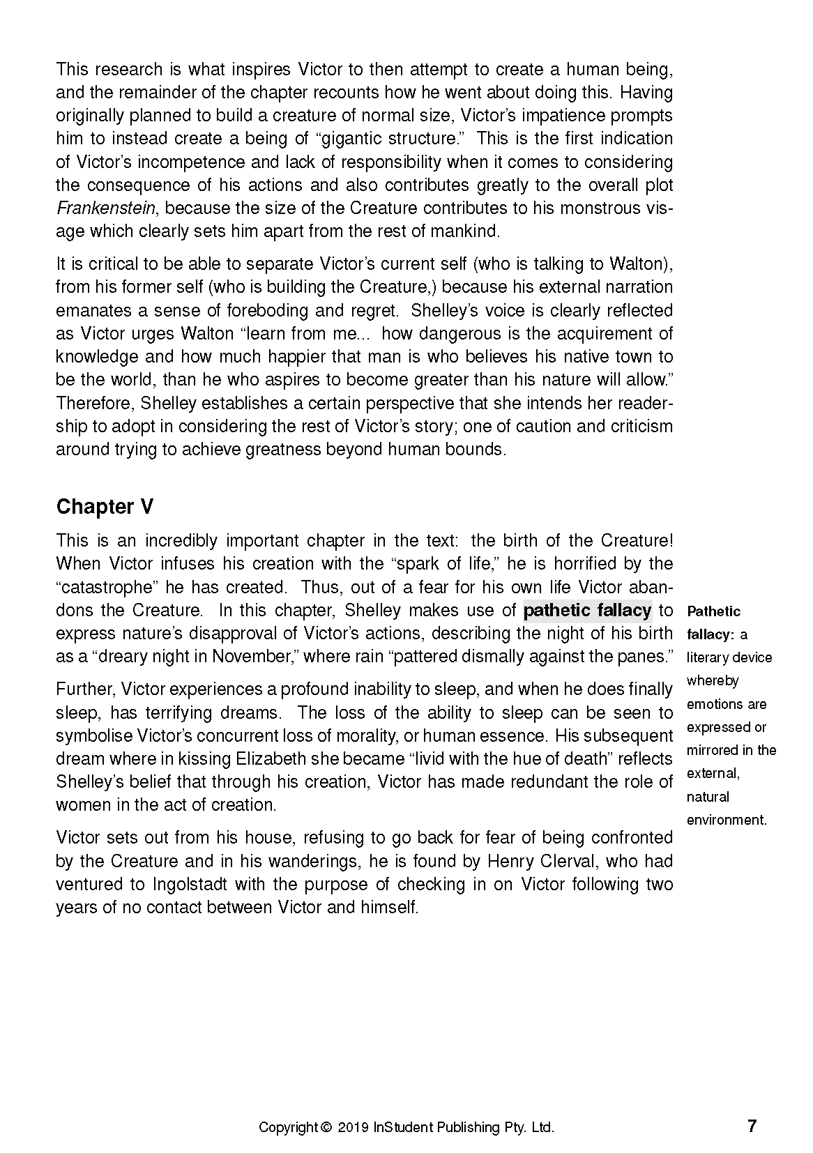 ATAR Notes Text Guide: Frankenstein by Mary Shelley - Image 12