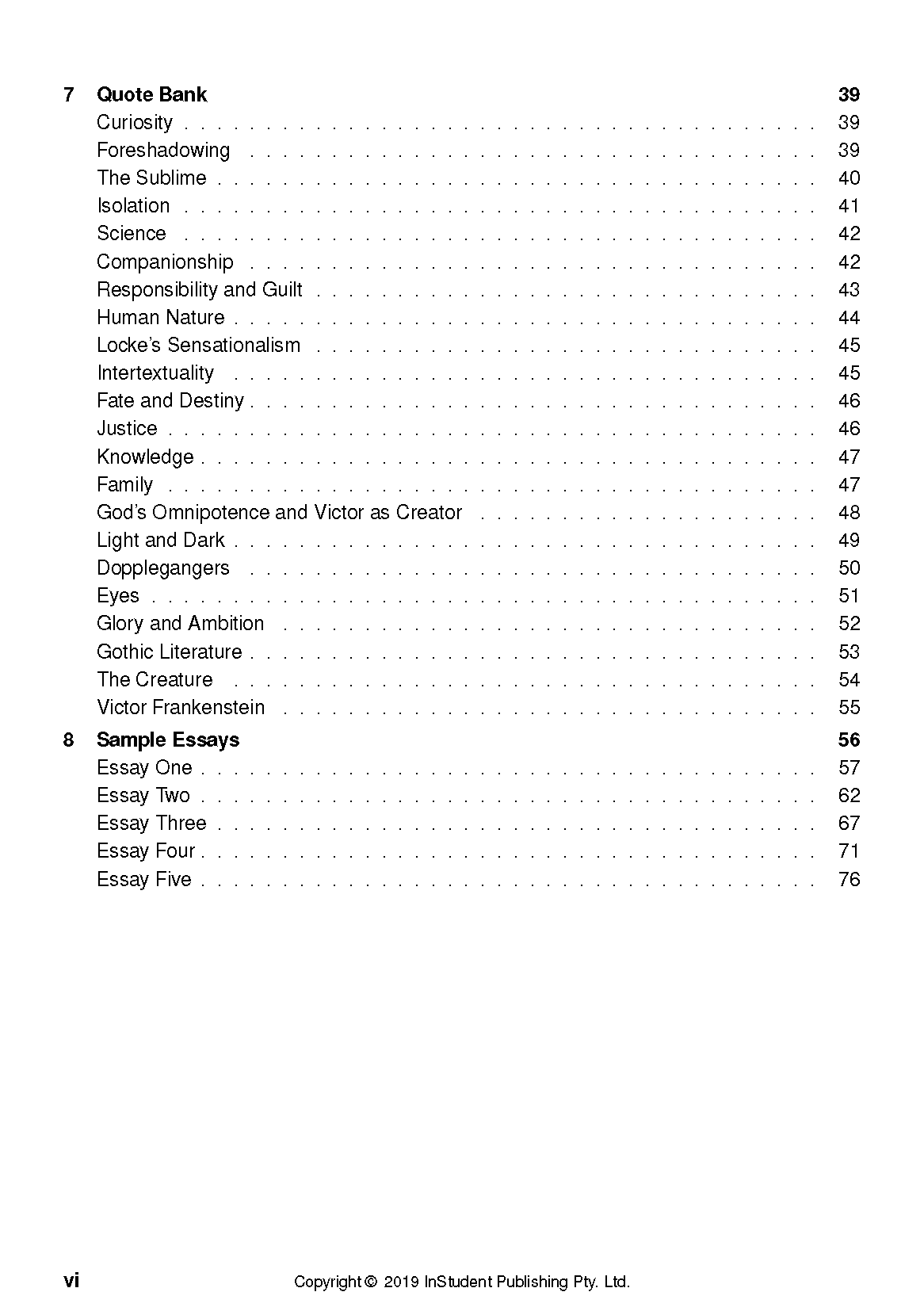ATAR Notes Text Guide: Frankenstein by Mary Shelley - Image 5