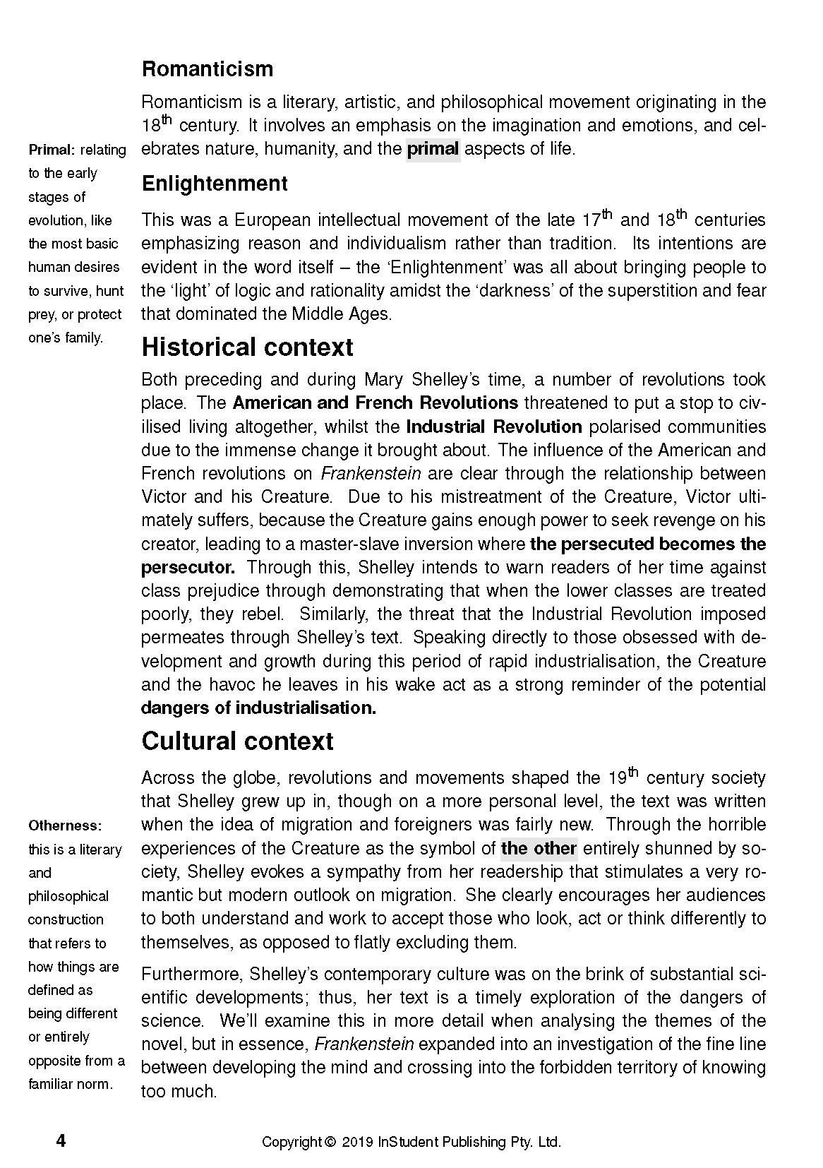 ATAR Notes Text Guide: Frankenstein by Mary Shelley - Image 9