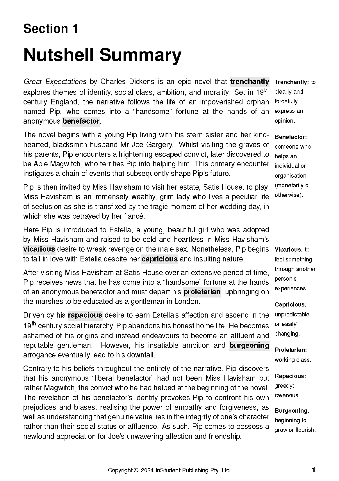 ATAR Notes Text Guide: Great Expectations by Charles Dickens - Image 6