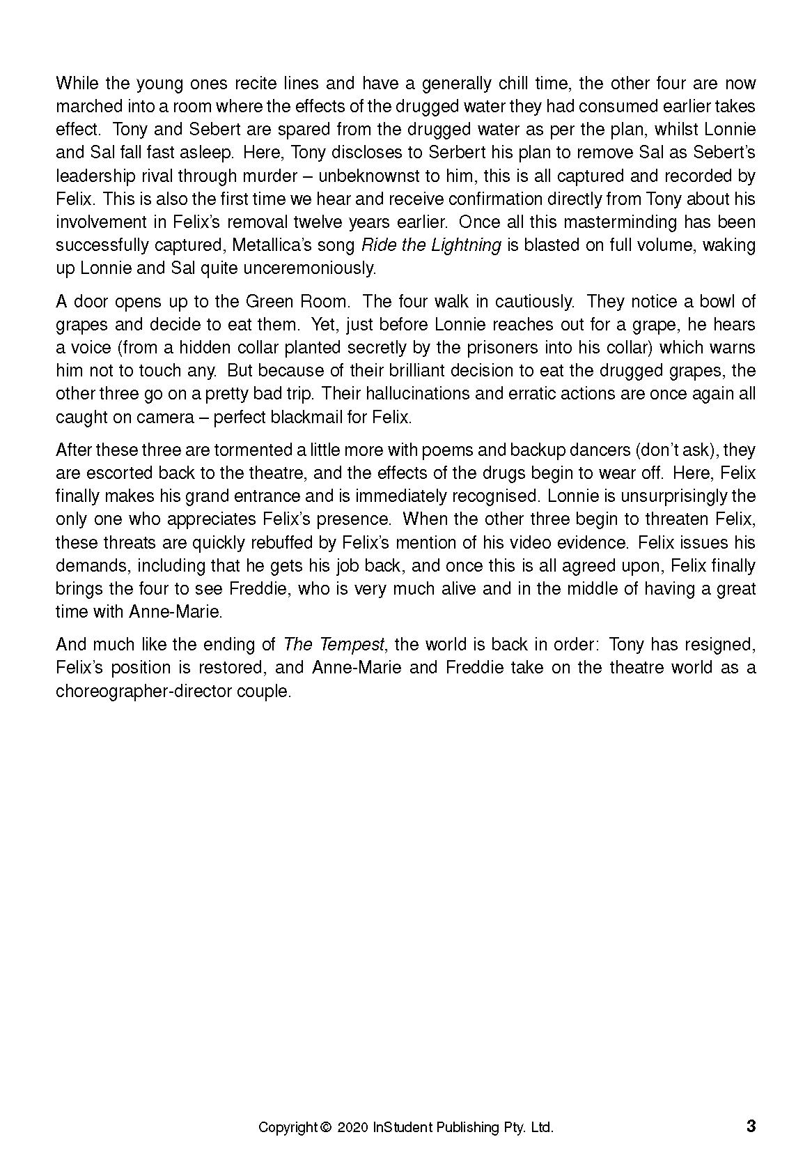 ATAR Notes Text Guide: Hag-Seed by Margaret Atwood - Image 8