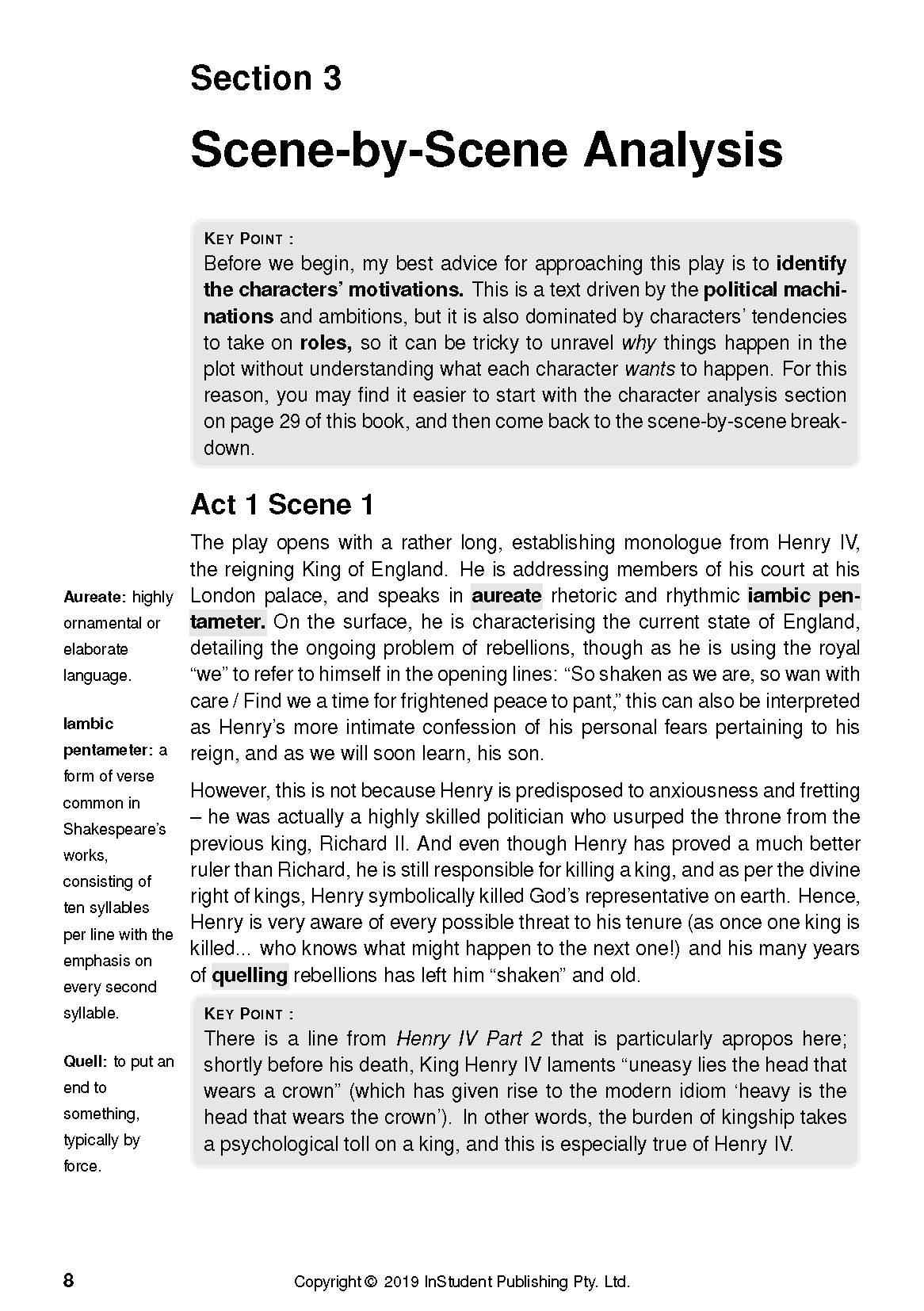 ATAR Notes Text Guide: Henry IV Part 1 by William Shakespeare - Image 10