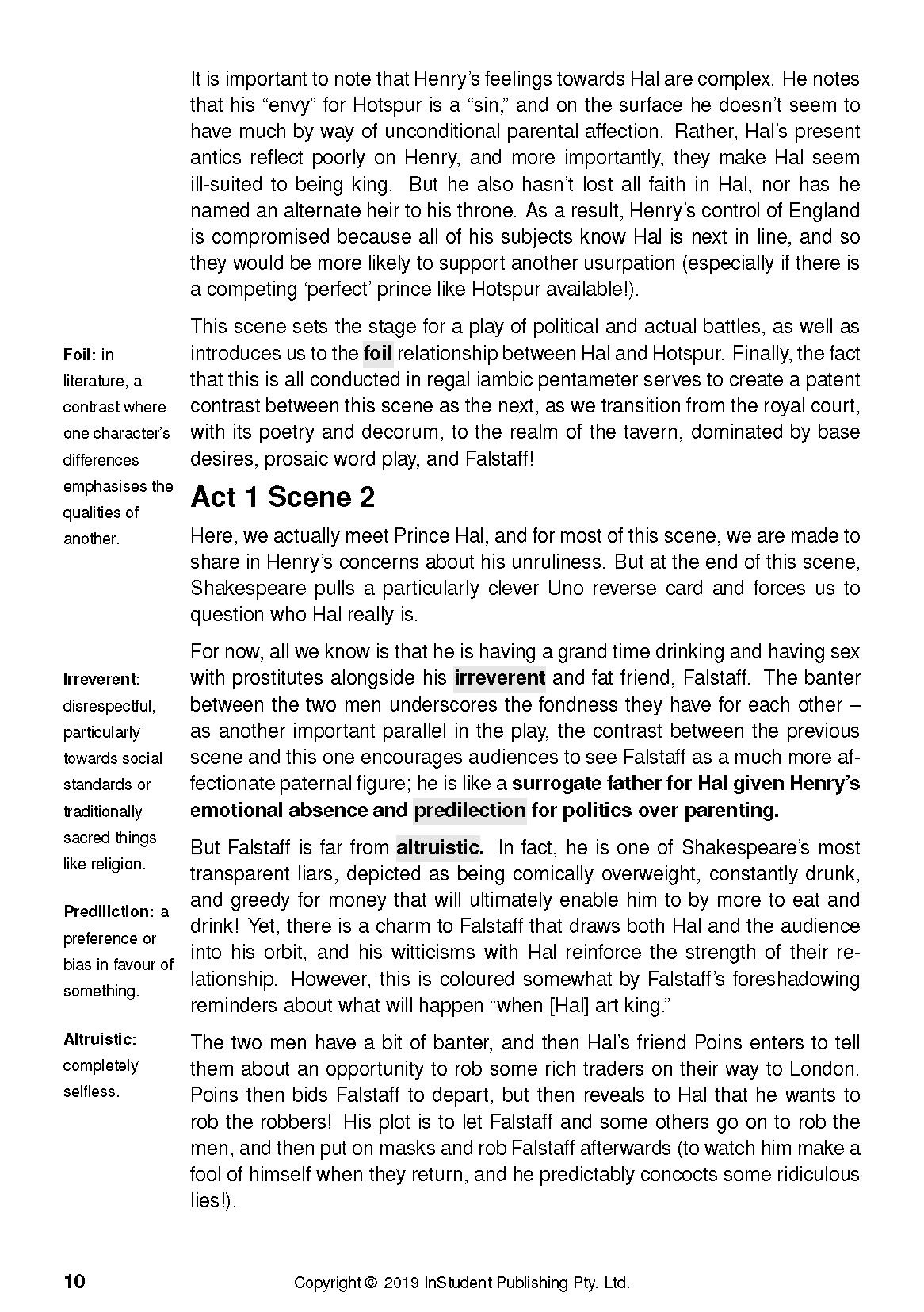 ATAR Notes Text Guide: Henry IV Part 1 by William Shakespeare - Image 12