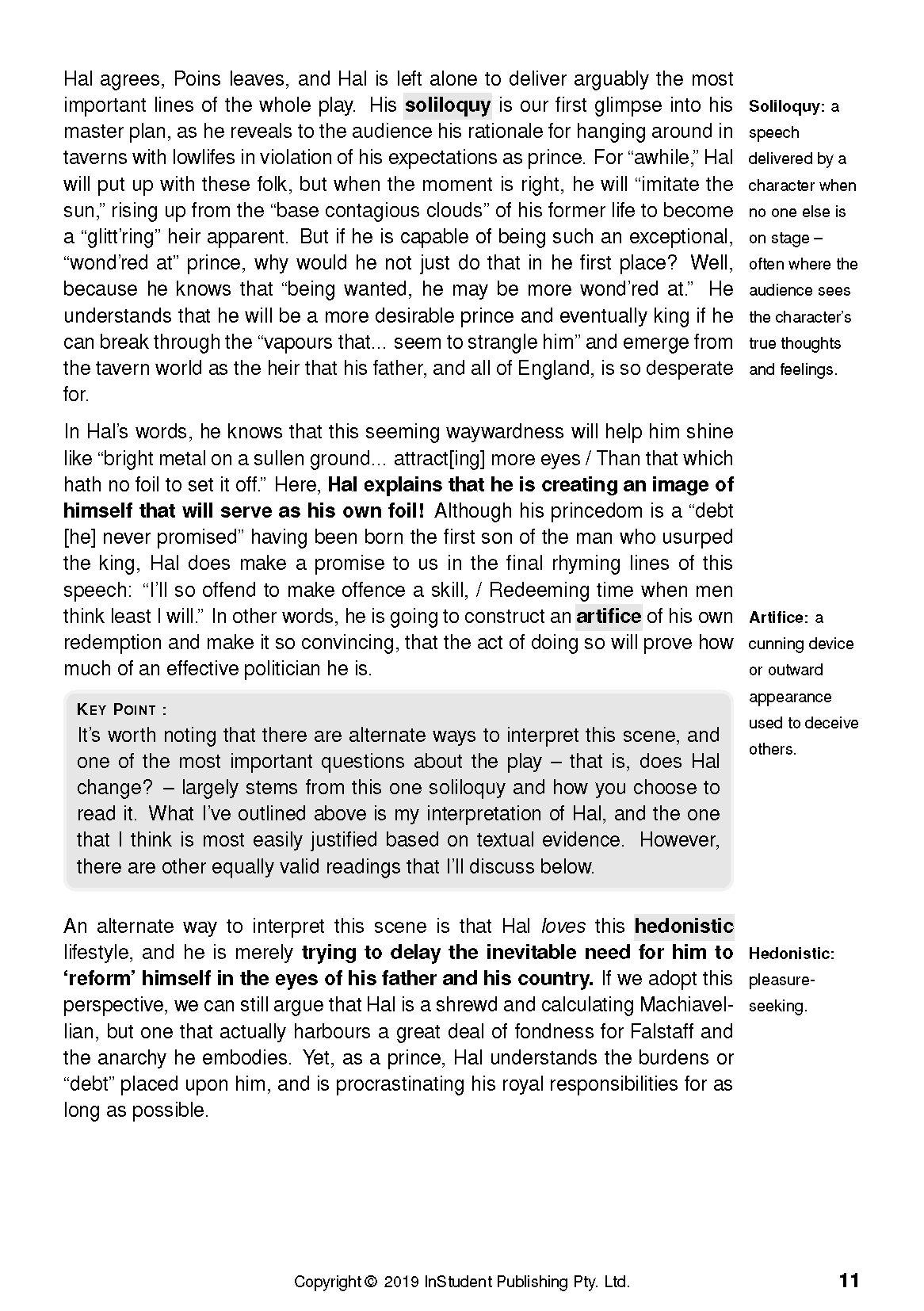 ATAR Notes Text Guide: Henry IV Part 1 by William Shakespeare - Image 13