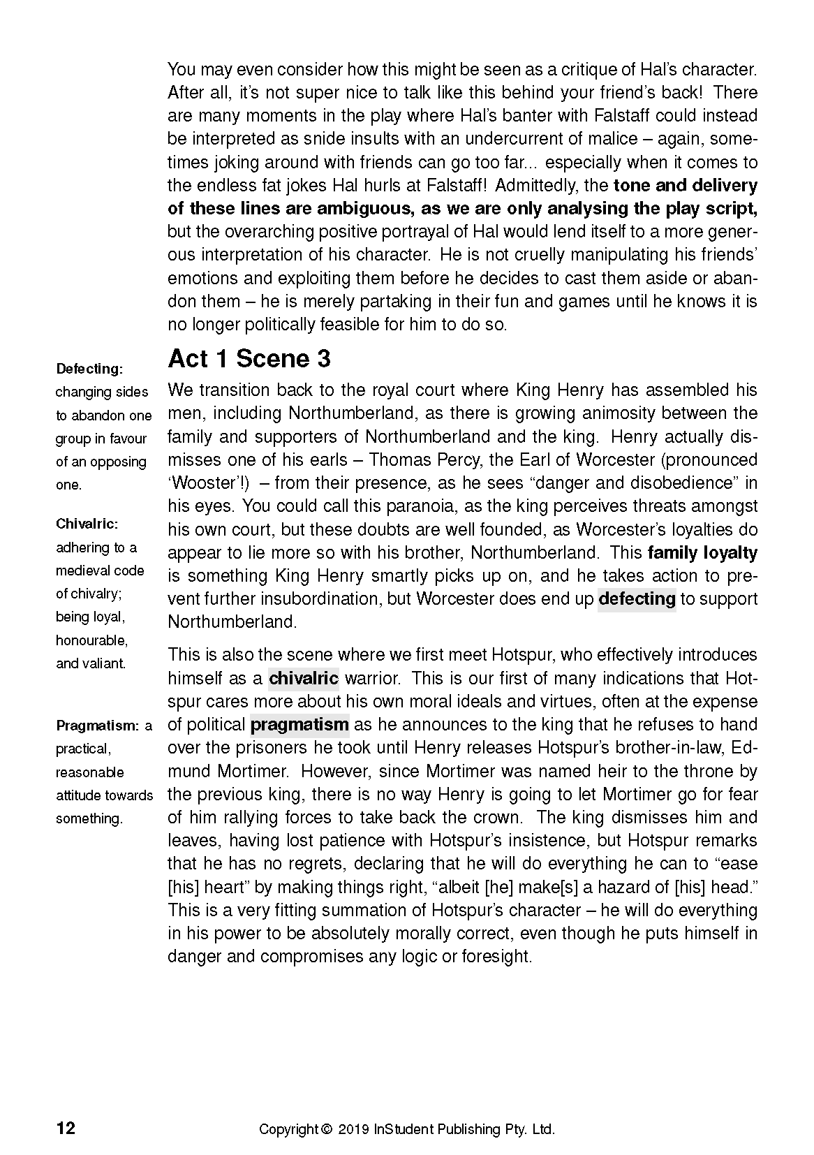 ATAR Notes Text Guide: Henry IV Part 1 by William Shakespeare - Image 14