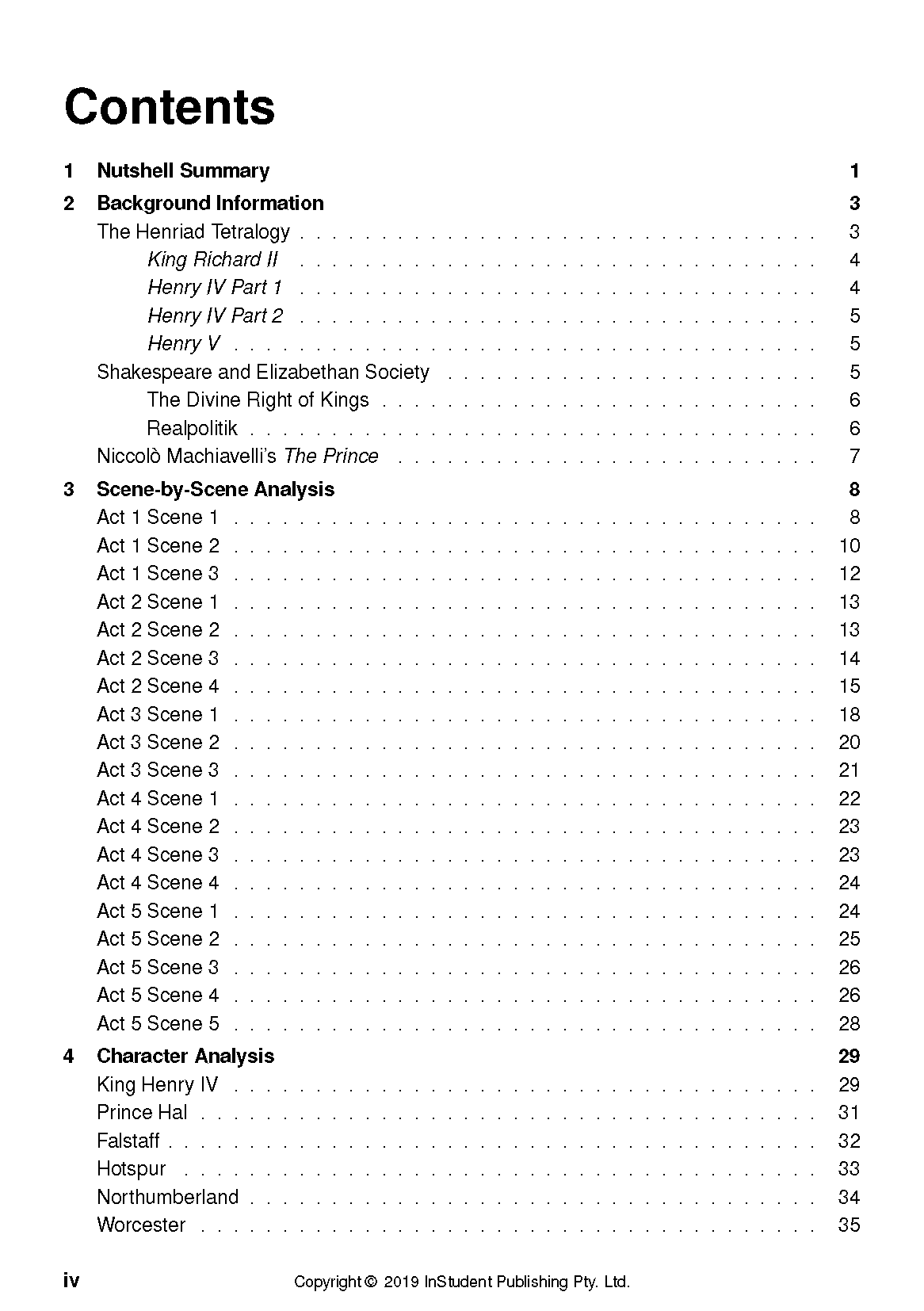 ATAR Notes Text Guide: Henry IV Part 1 by William Shakespeare - Image 3