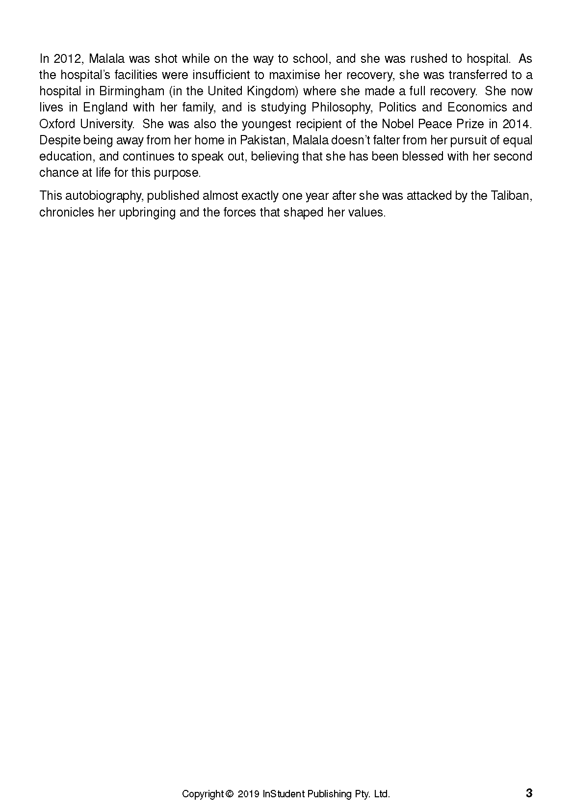 ATAR Notes Text Guide: I Am Malala by Malala Yousafzai - Image 6