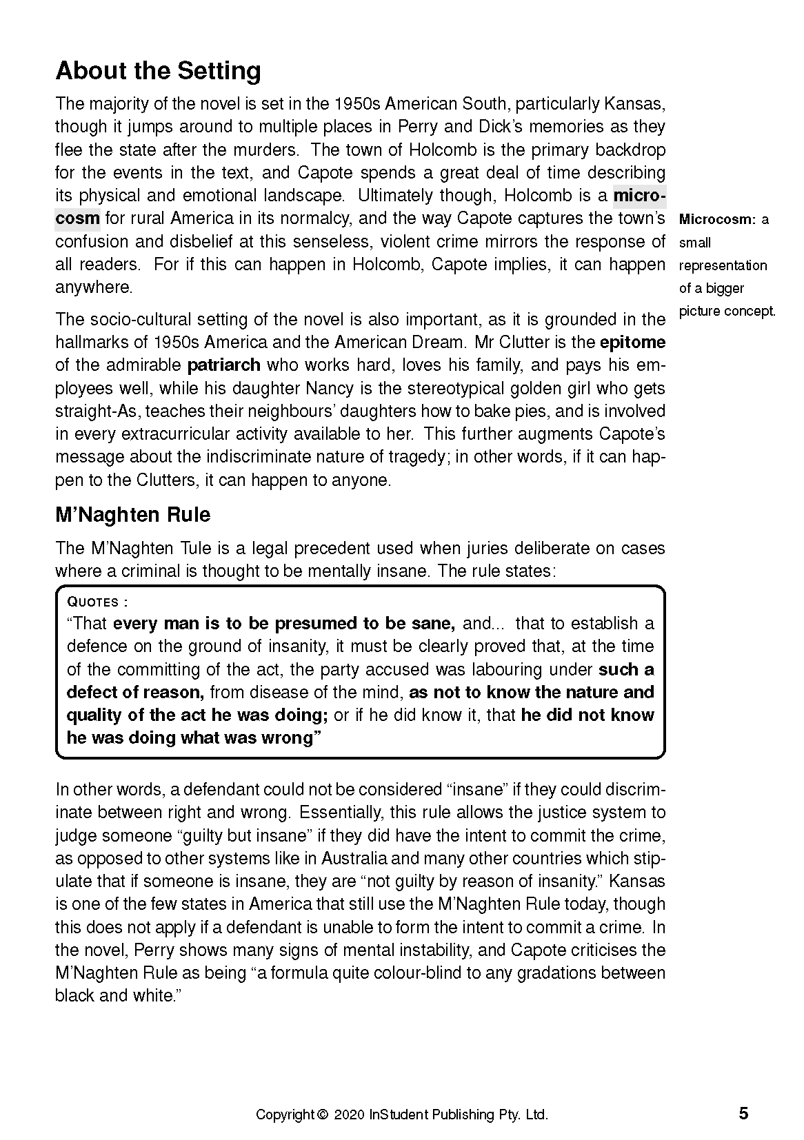ATAR Notes Text Guide: In Cold Blood by Truman Capote - Image 10
