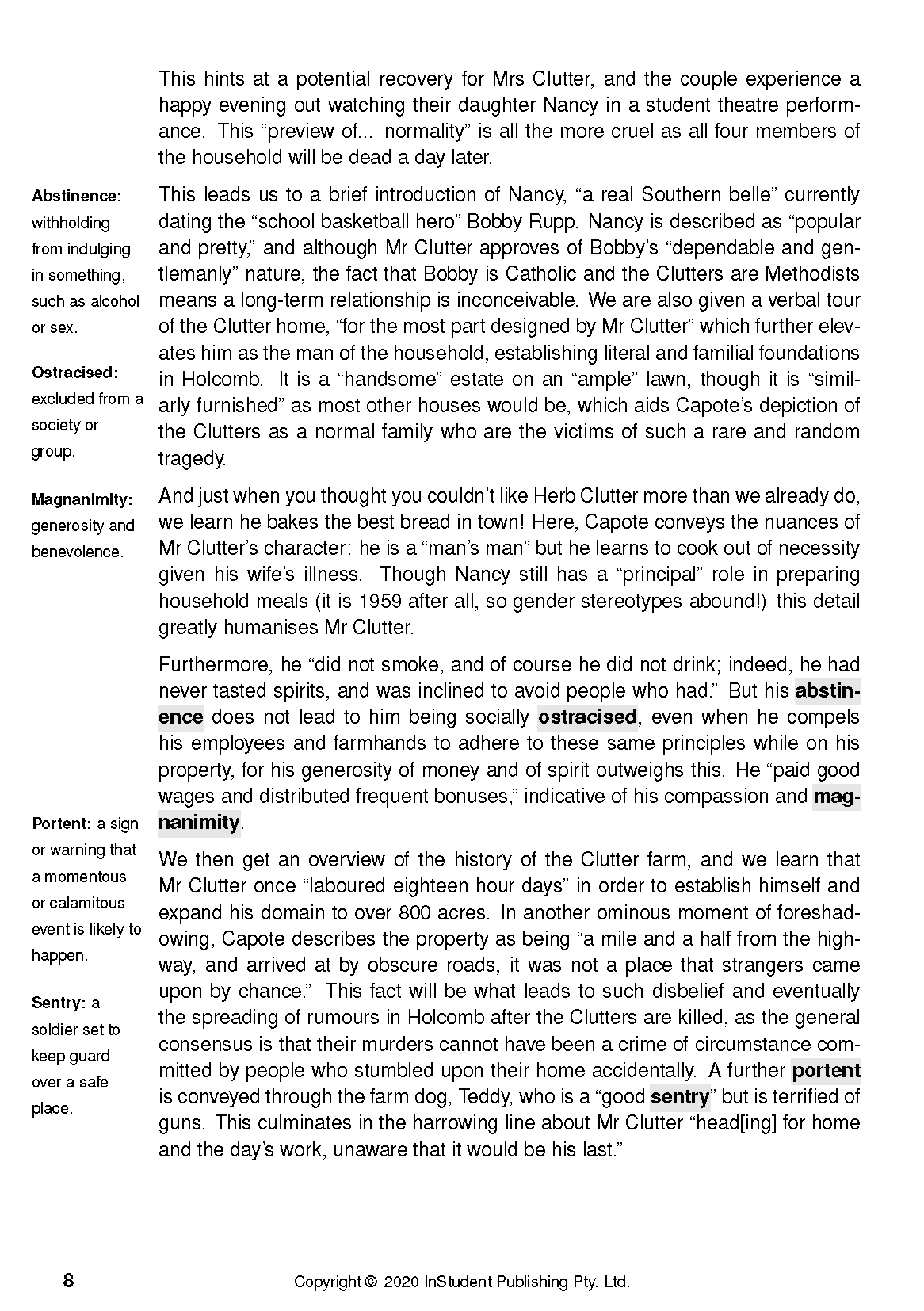 ATAR Notes Text Guide: In Cold Blood by Truman Capote - Image 13