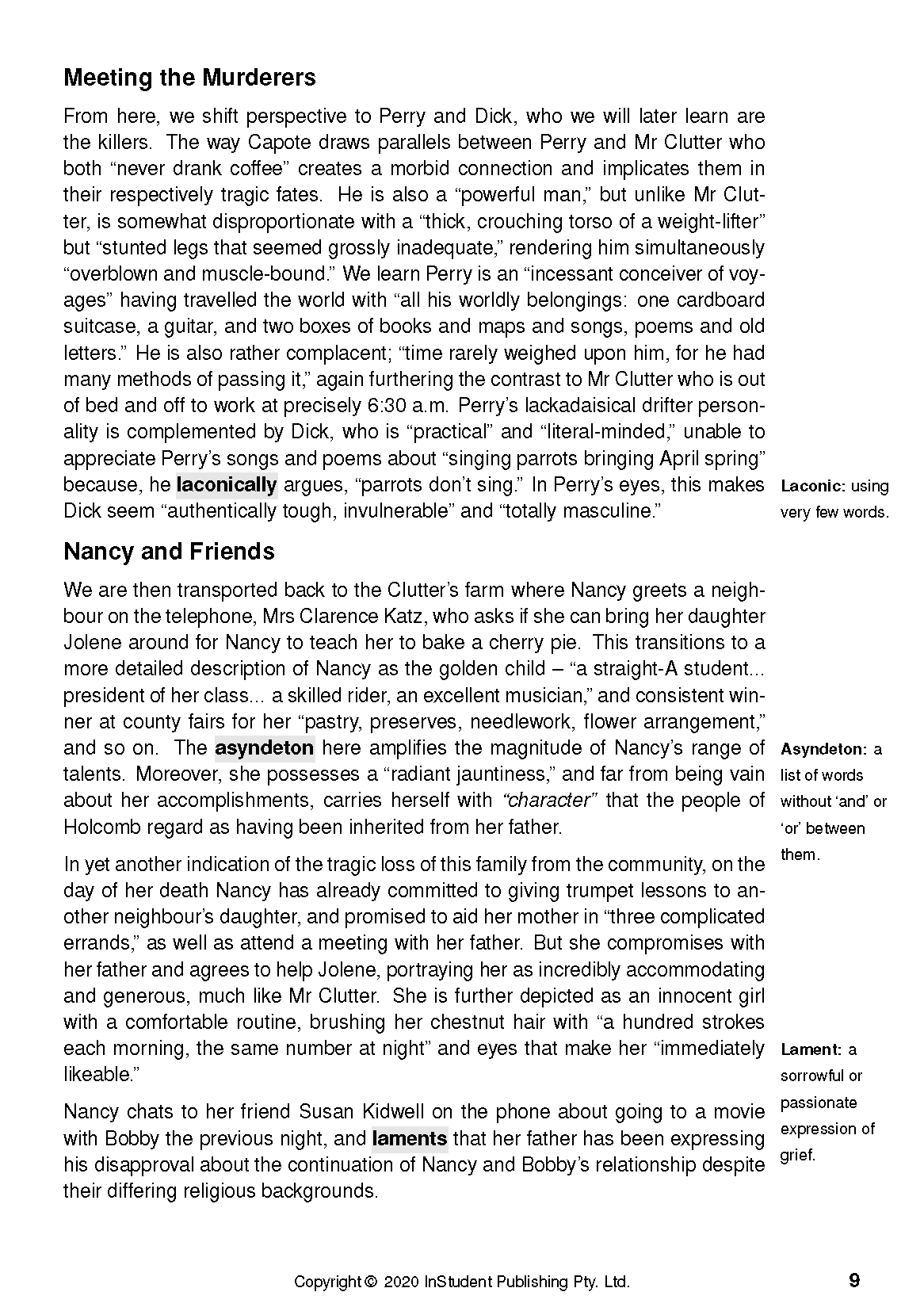 ATAR Notes Text Guide: In Cold Blood by Truman Capote - Image 14