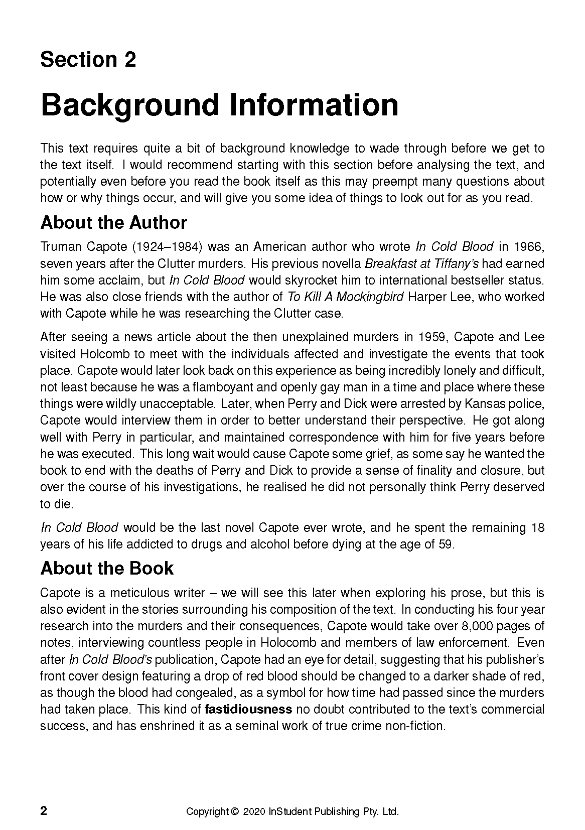 ATAR Notes Text Guide: In Cold Blood by Truman Capote - Image 7