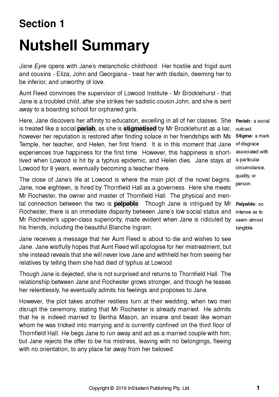 ATAR Notes Text Guide: Jane Eyre by Charlotte Bronte - Image 5