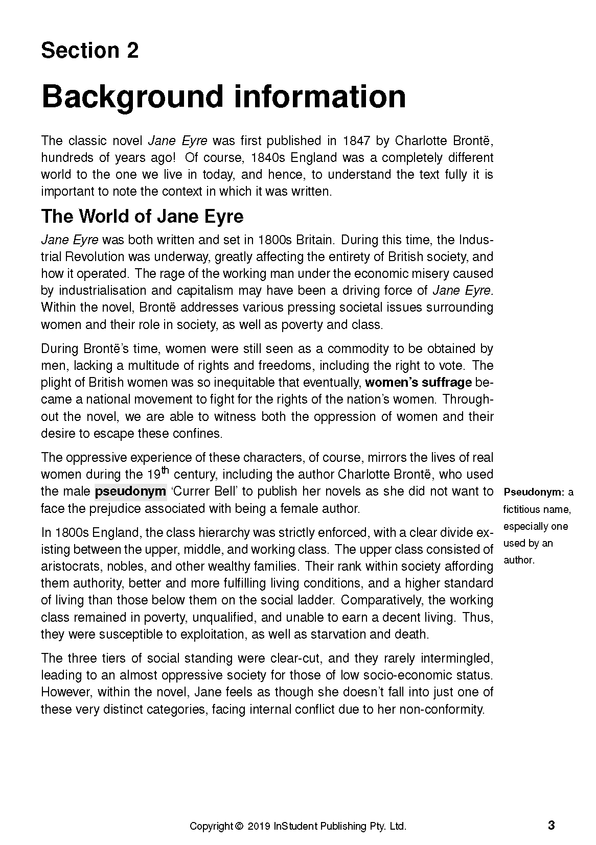 ATAR Notes Text Guide: Jane Eyre by Charlotte Bronte - Image 7