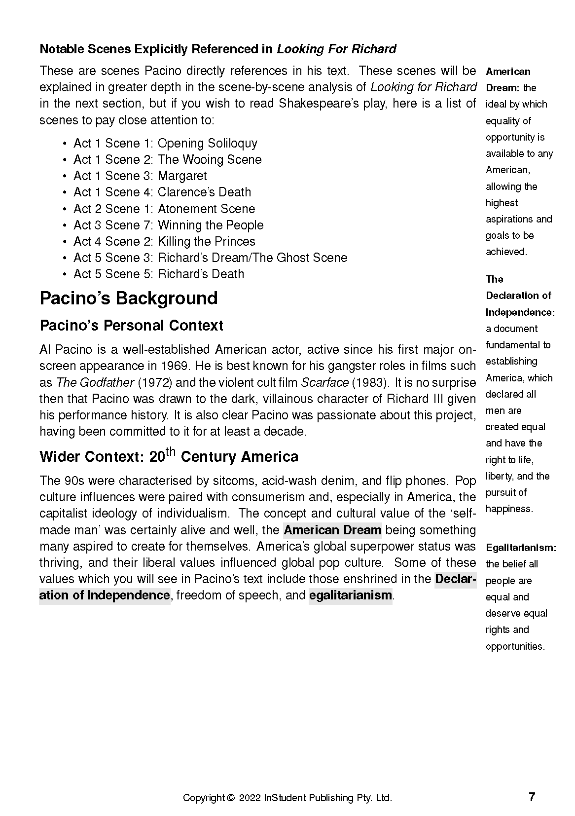 ATAR Notes Text Guide: Looking for Richard by Al Pacino - Image 13