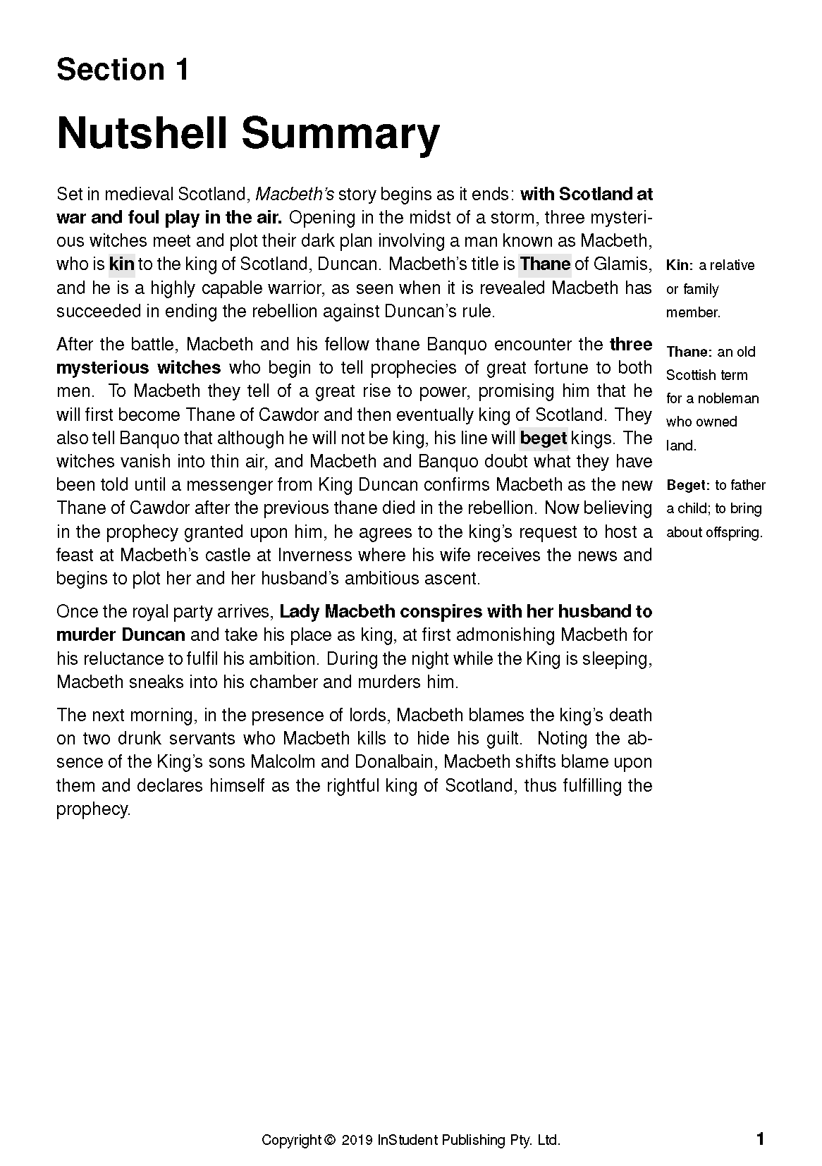 ATAR Notes Text Guide: Macbeth by William Shakespeare - Image 5