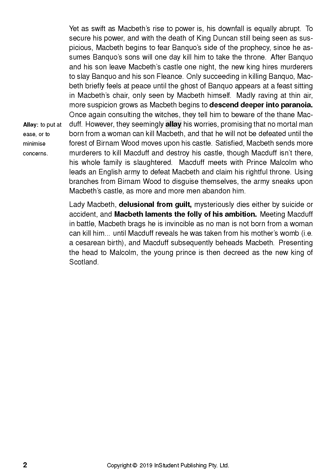 ATAR Notes Text Guide: Macbeth by William Shakespeare - Image 6