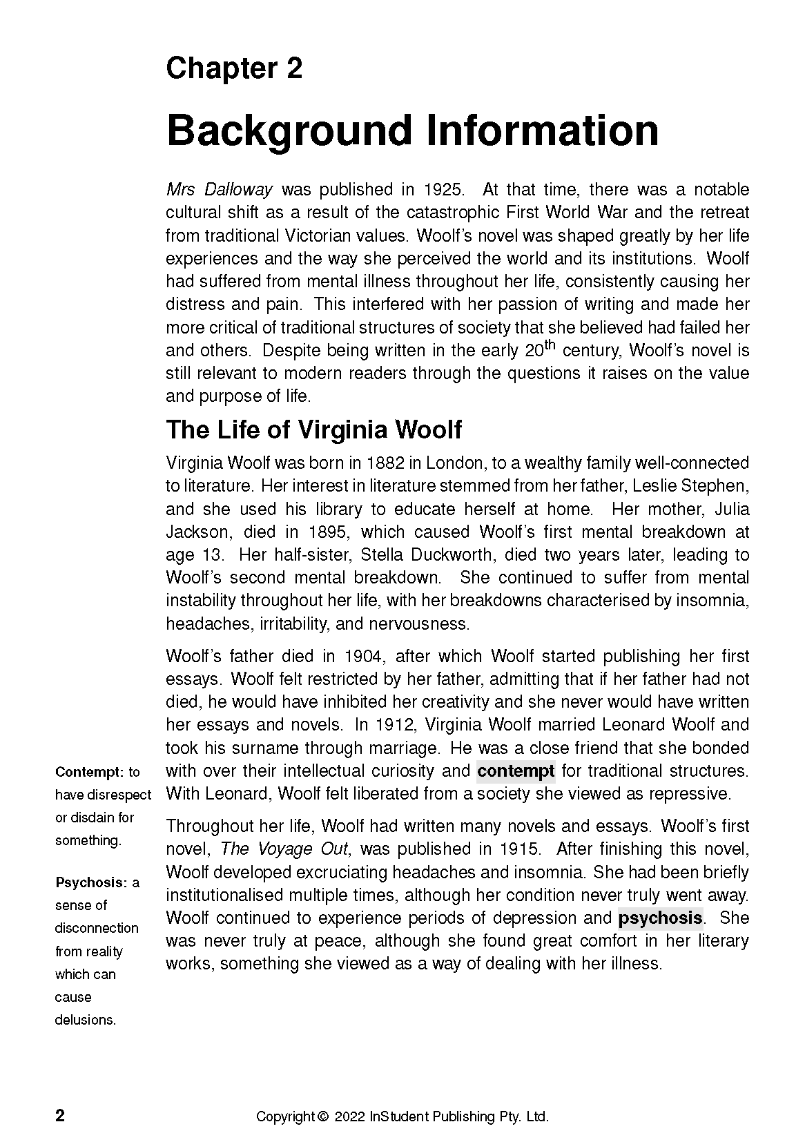 ATAR Notes Text Guide: Mrs Dalloway by Virginia Woolf - Image 6
